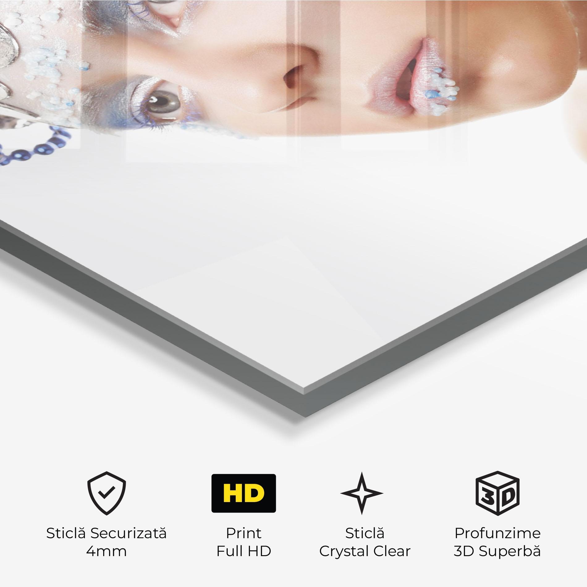 Tablou Sticla Blue Accessory mockup 3