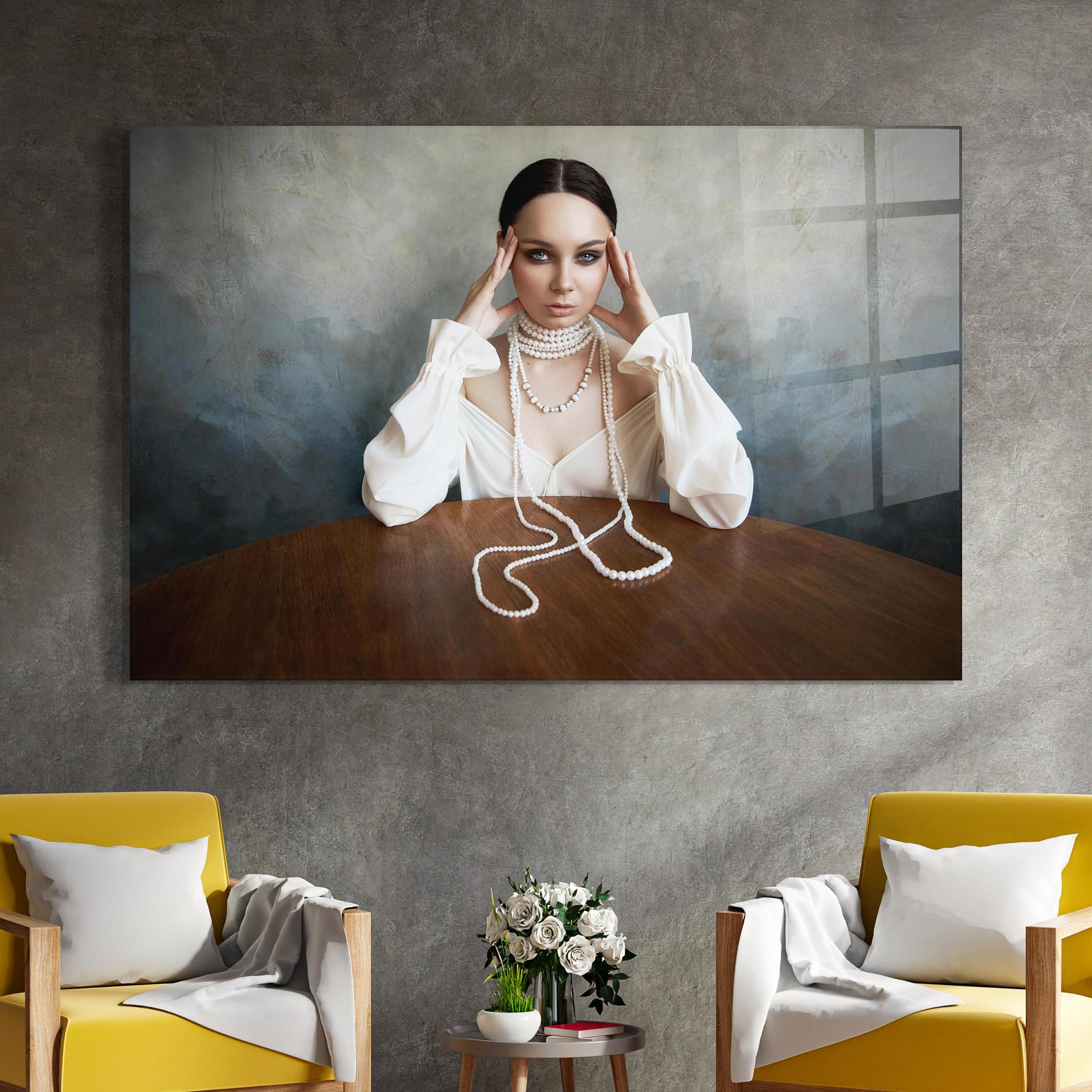 Tablou Sticla Boho Clothing Necklace mockup 4