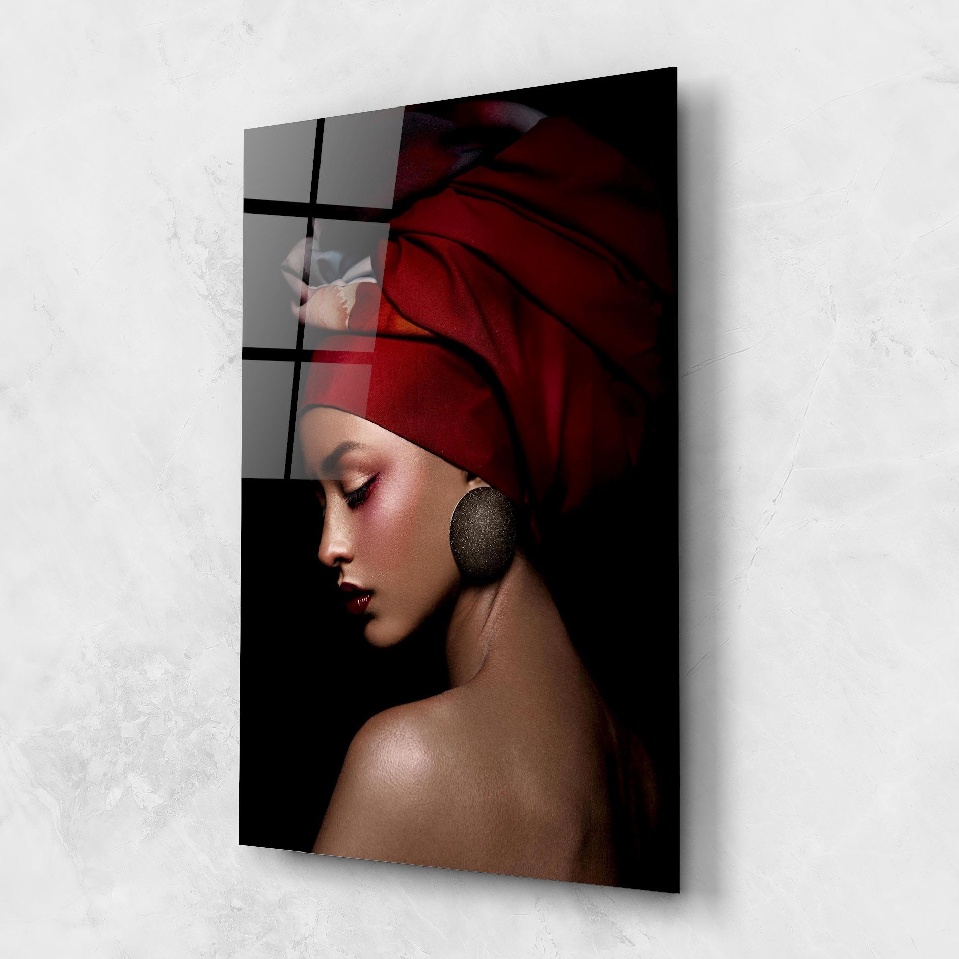 Tablou Sticla Big Circle Earring mockup 1