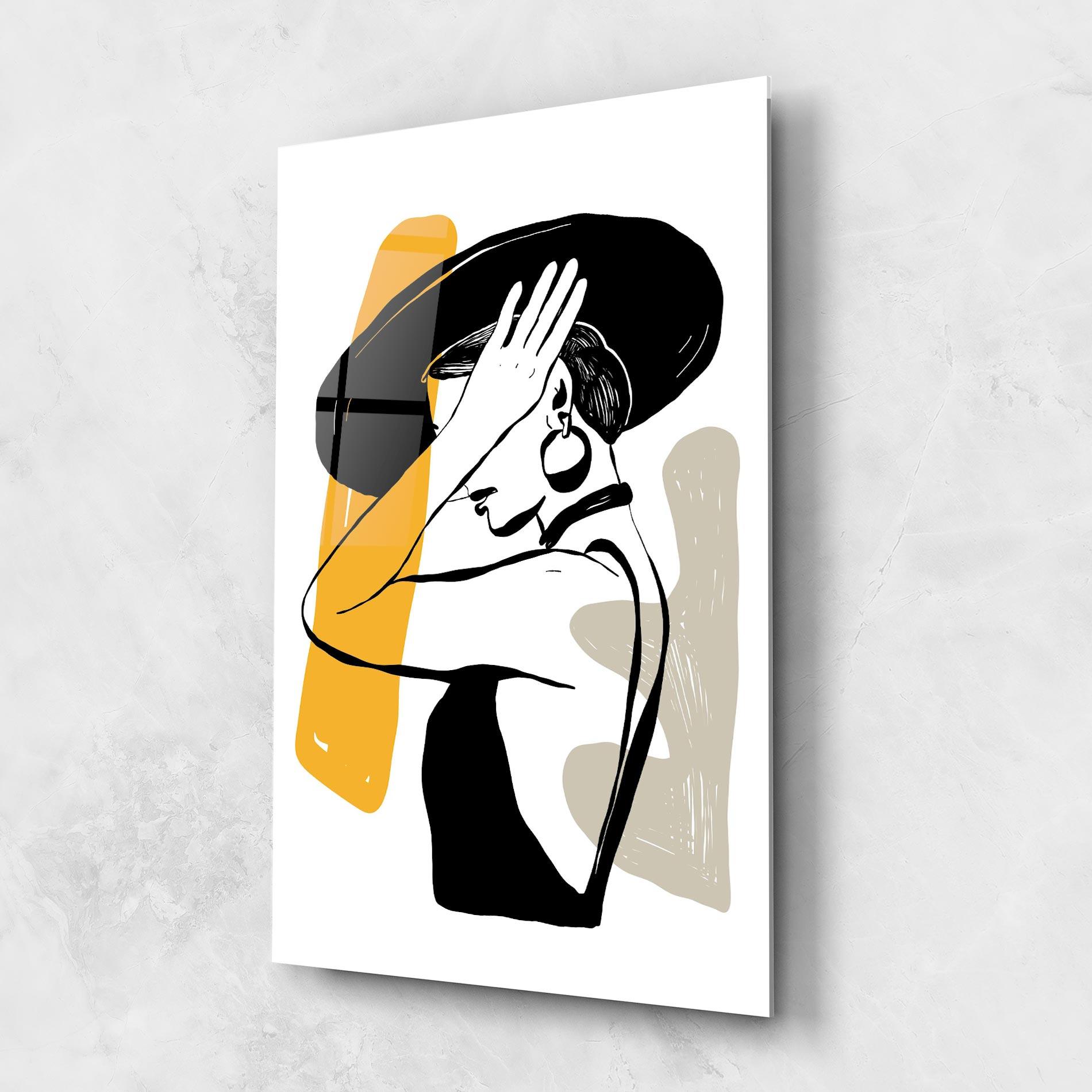 Tablou Sticla Big Earring mockup 1