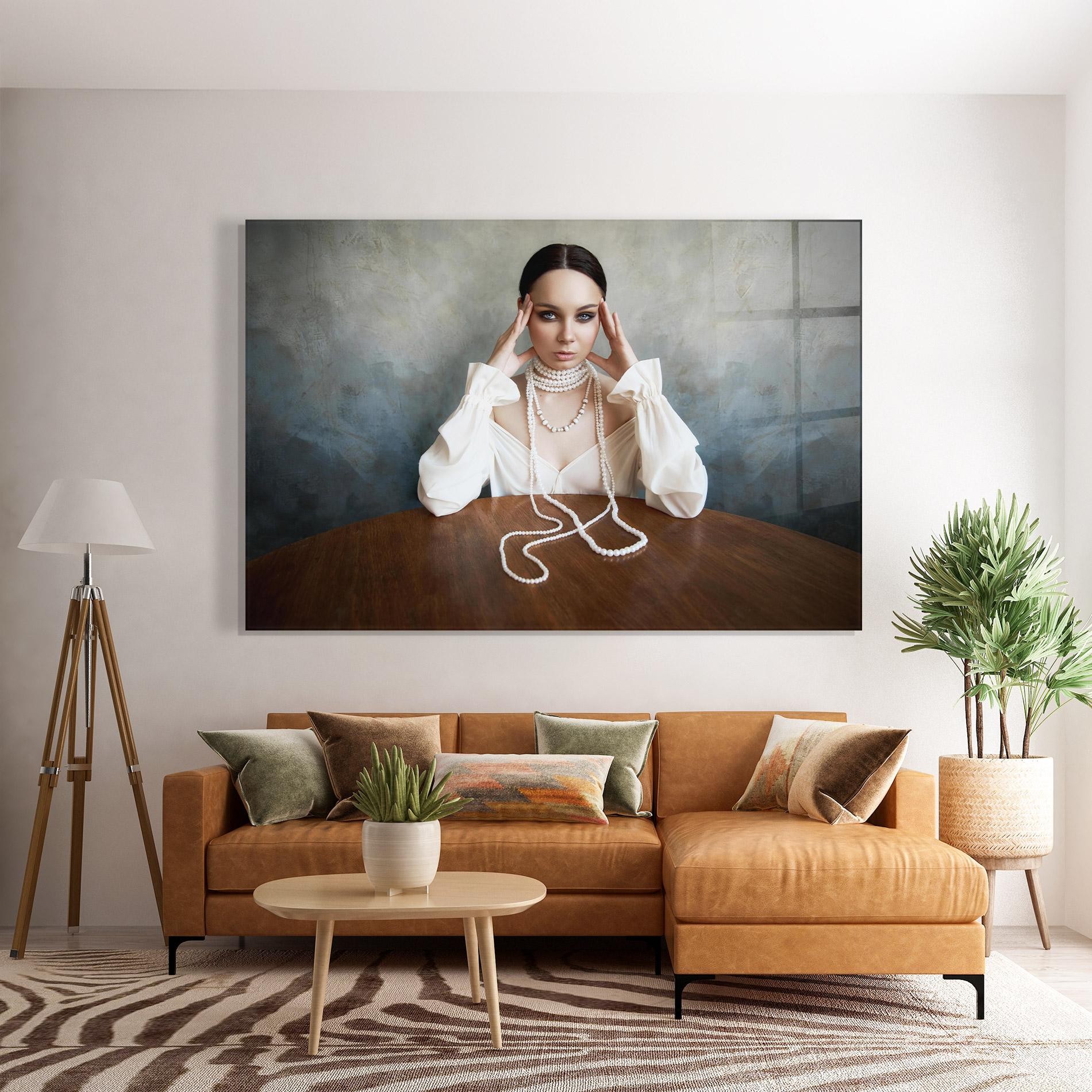 Tablou Sticla Boho Clothing Necklace mockup 7