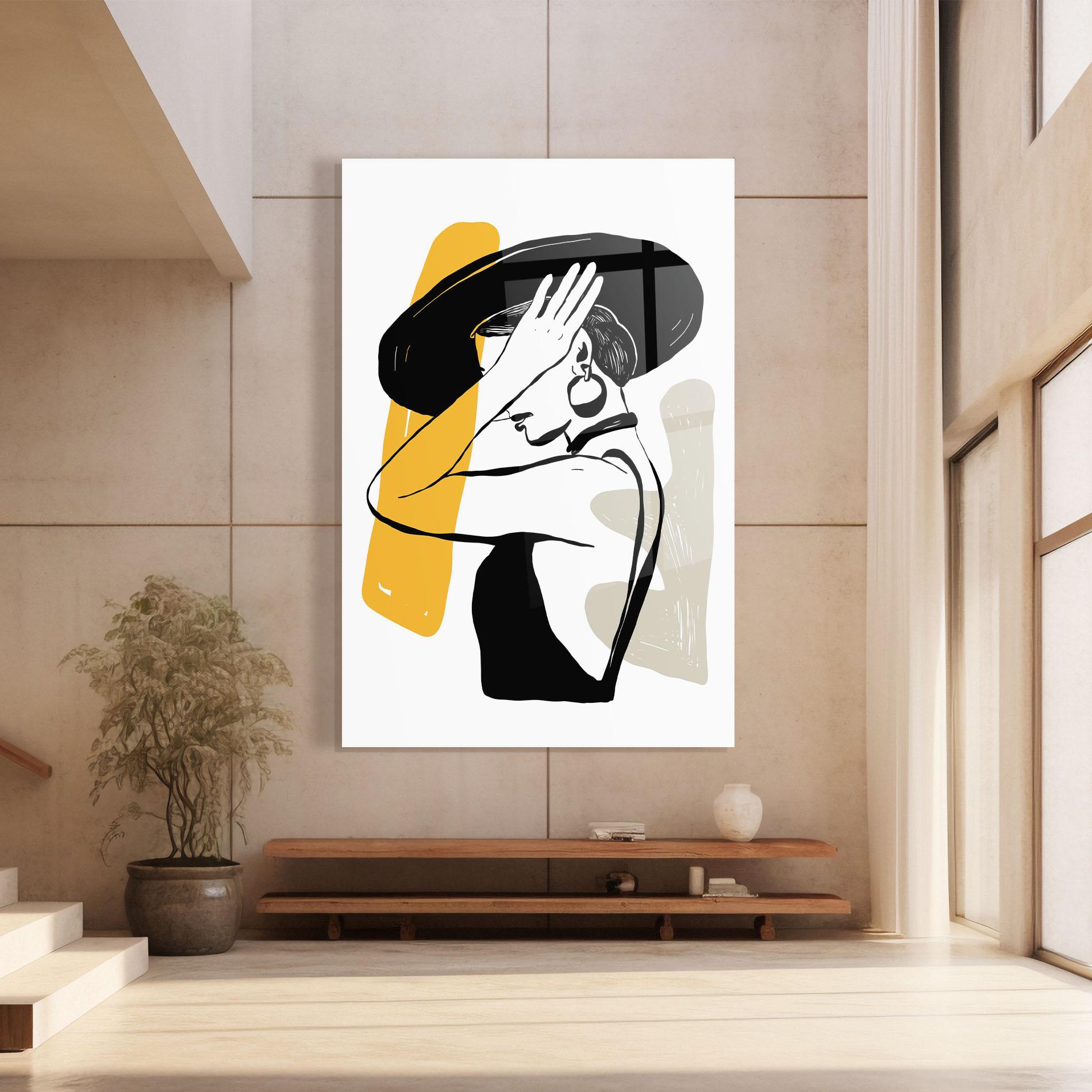 Tablou Sticla Big Earring mockup 8