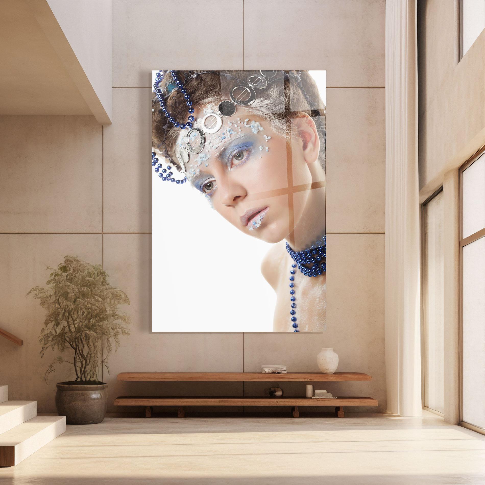 Tablou Sticla Blue Accessory mockup 8