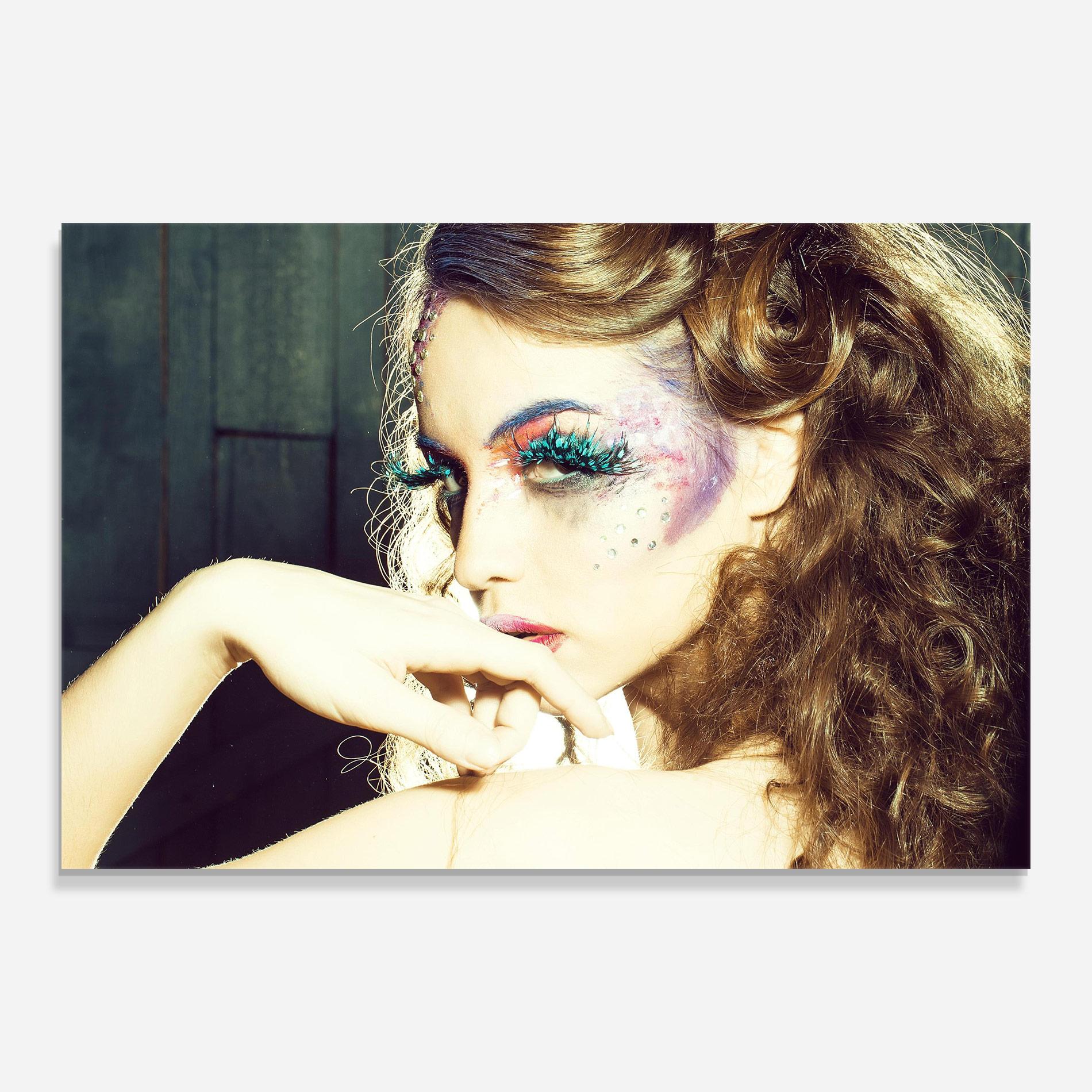 Tablou Sticla False Feather Eyelashes mockup 0