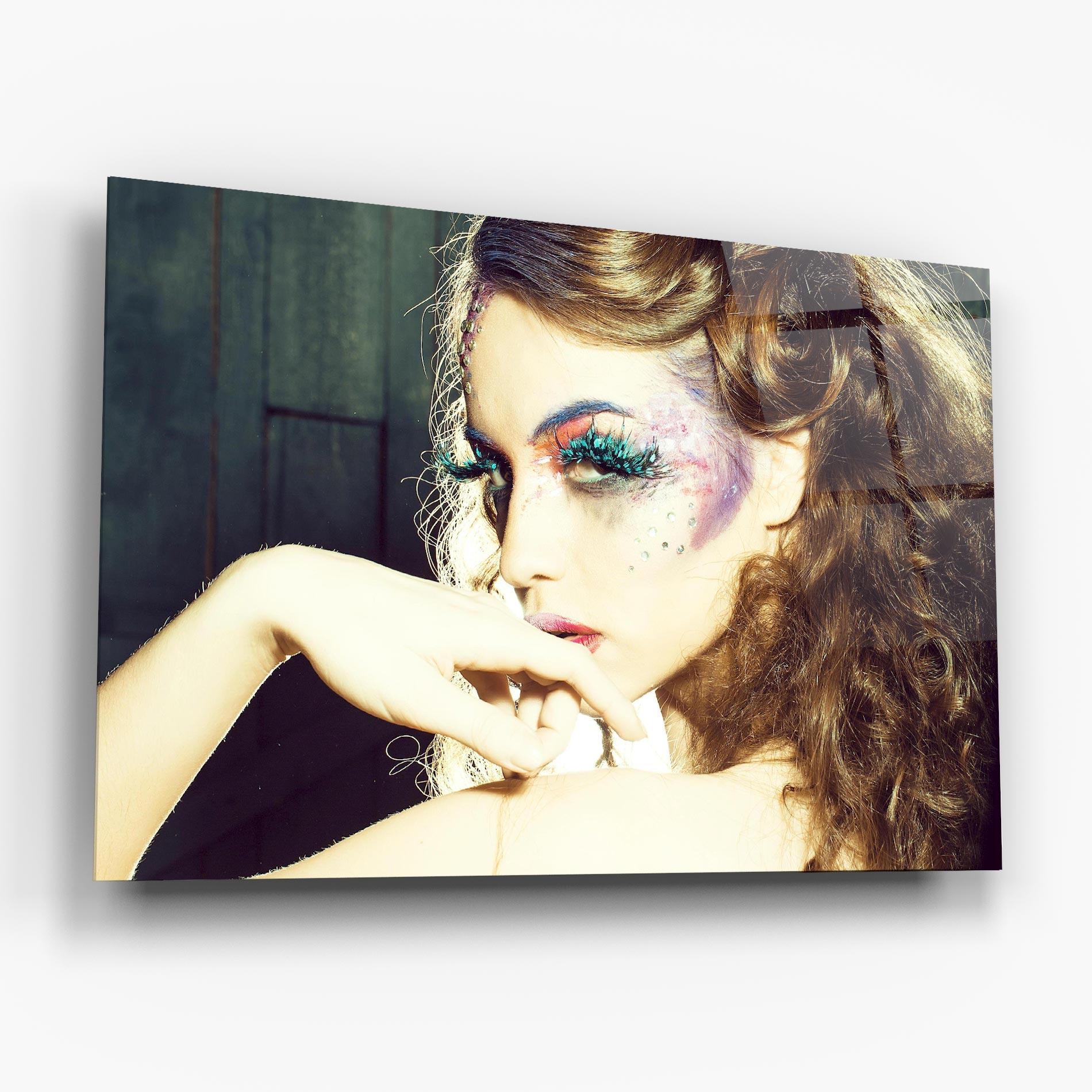 Tablou Sticla False Feather Eyelashes mockup 6