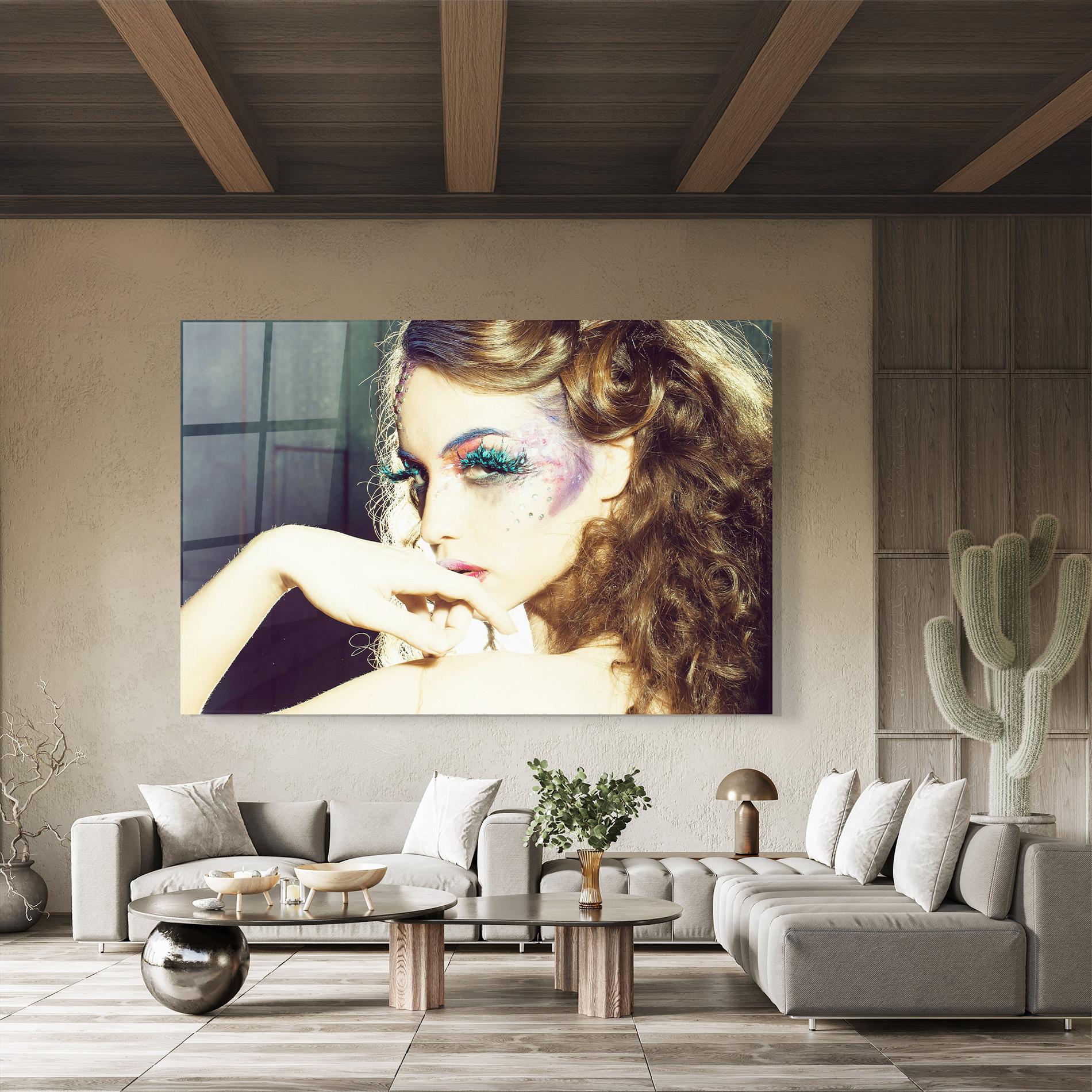 Tablou Sticla False Feather Eyelashes mockup 8