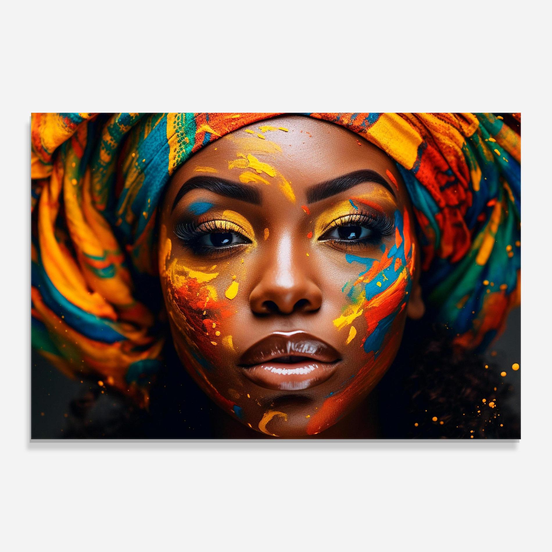 Tablou Sticla Creative Makeup Art mockup 0