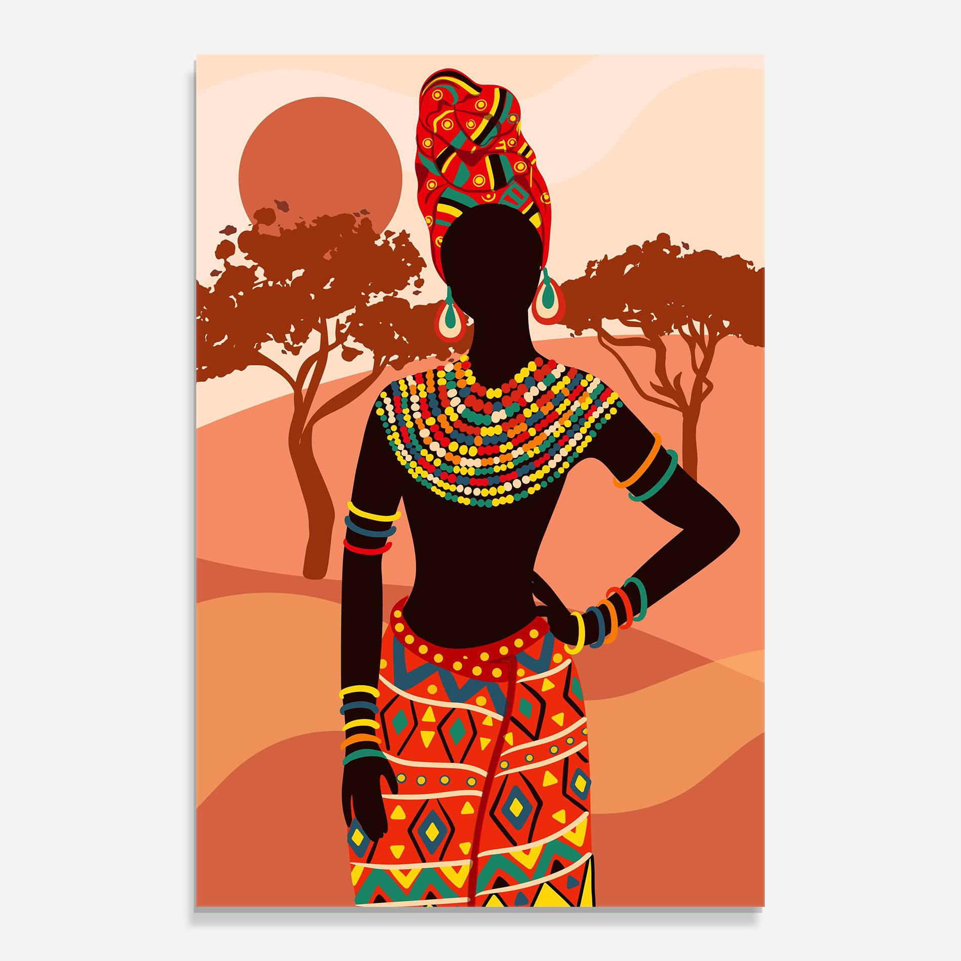 Tablou Sticla Traditional Clothes mockup 0