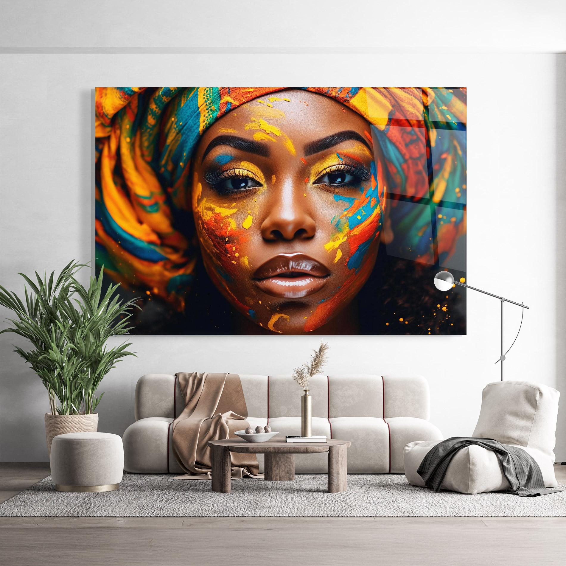 Tablou Sticla Creative Makeup Art mockup 9