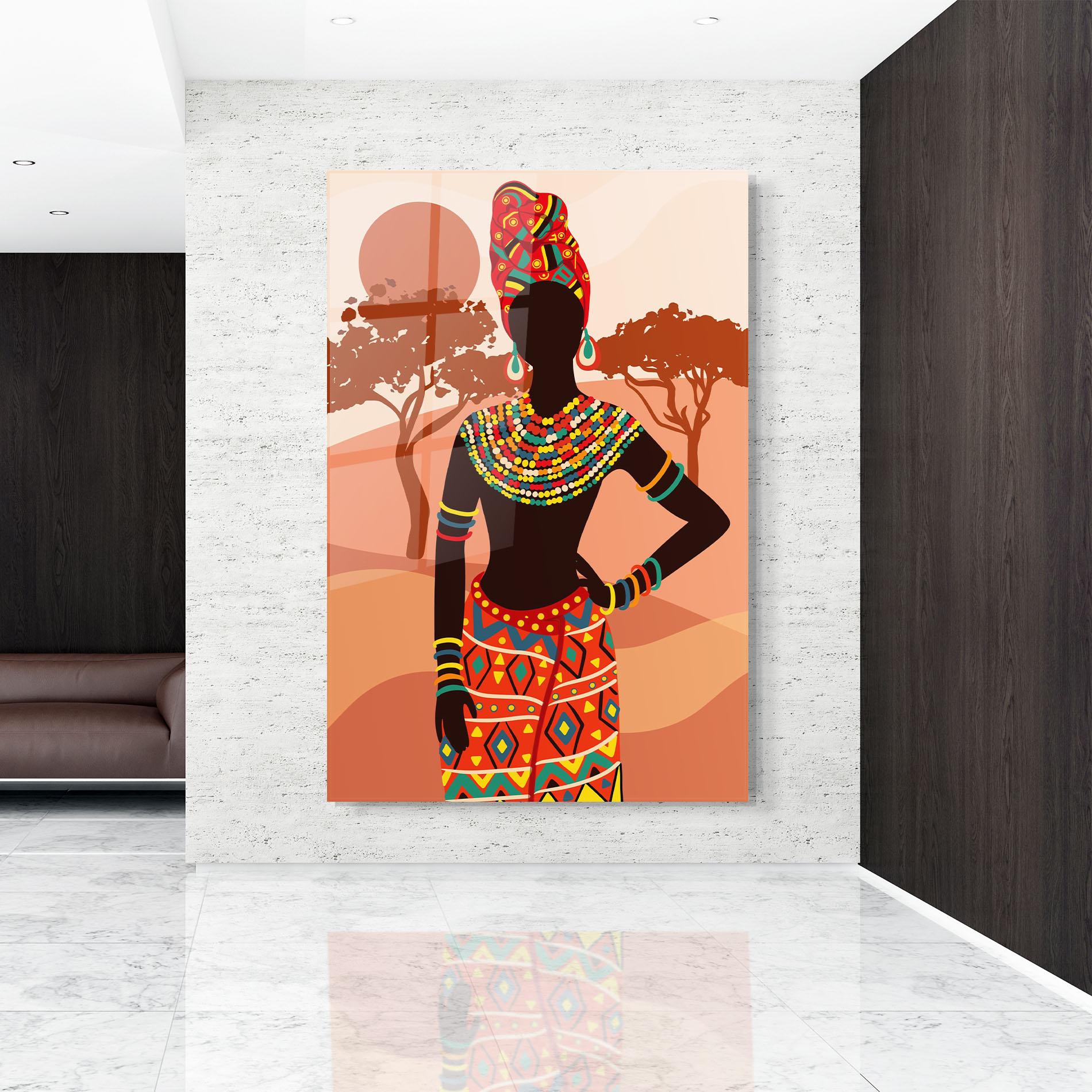 Tablou Sticla Traditional Clothes mockup 9