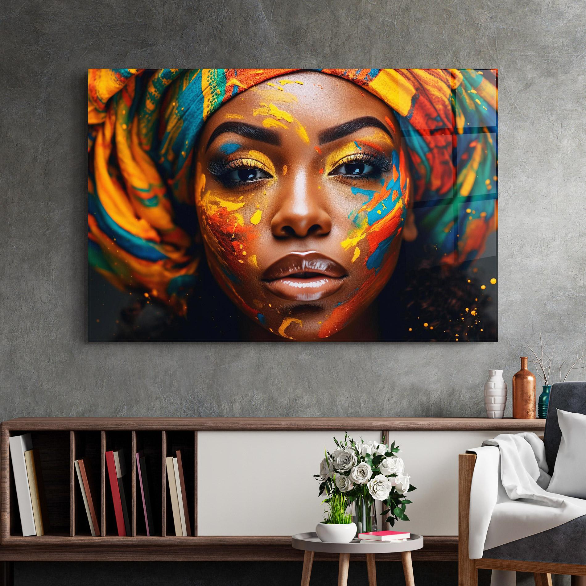 Tablou Sticla Creative Makeup Art mockup 2