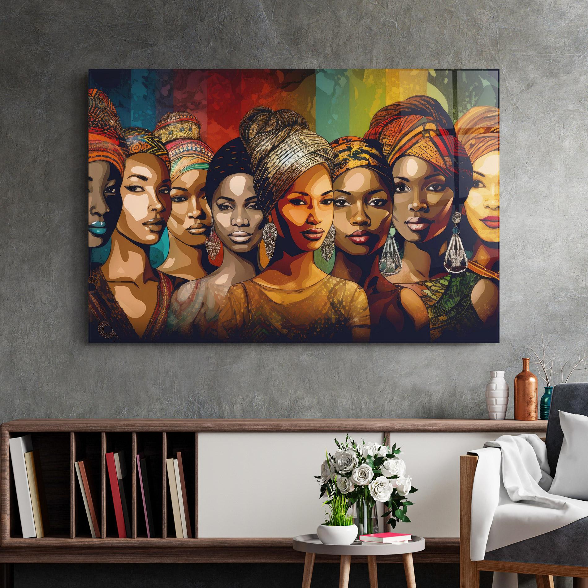 Tablou Sticla Cultural Diversity mockup 2