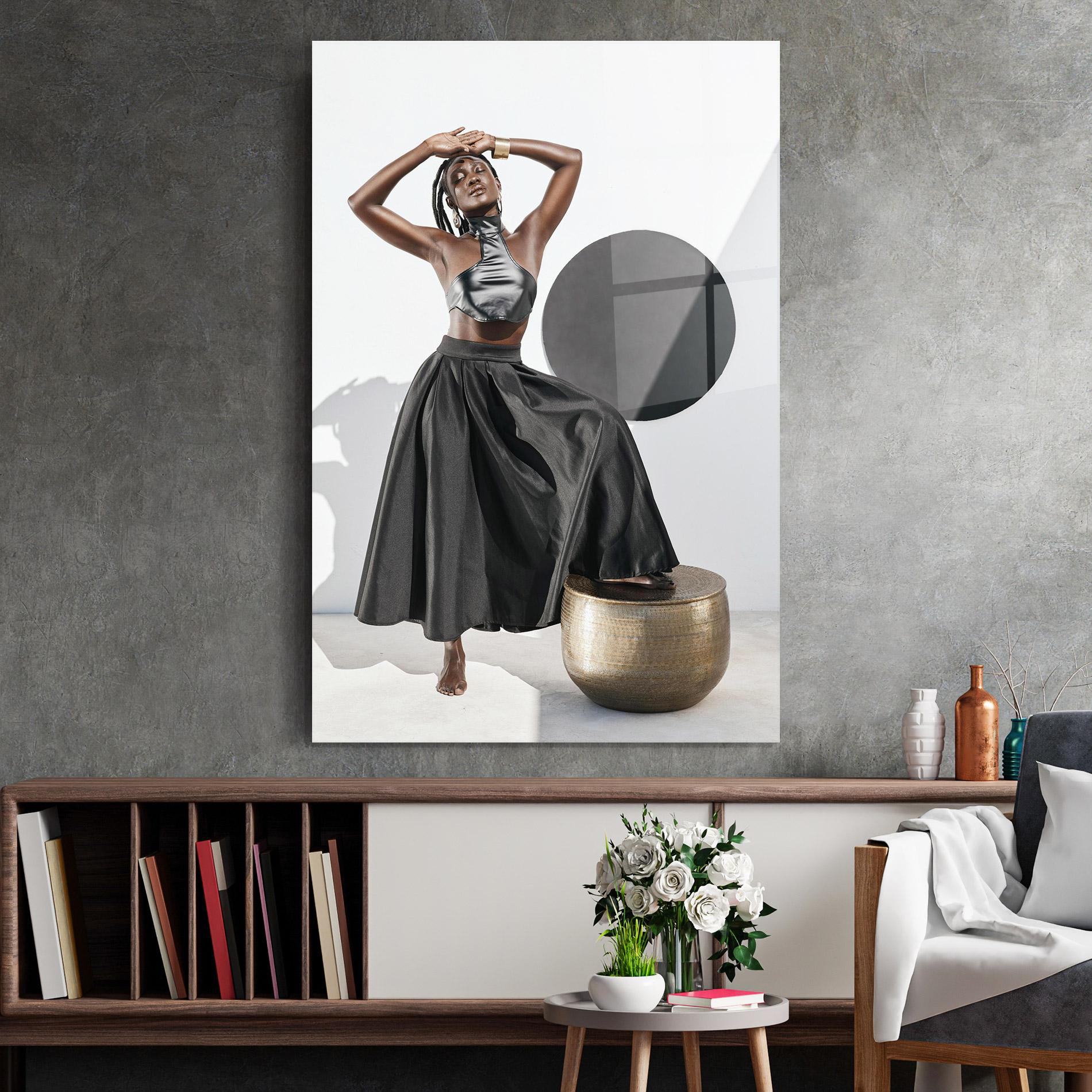 Tablou Sticla Confidence Queen mockup 2