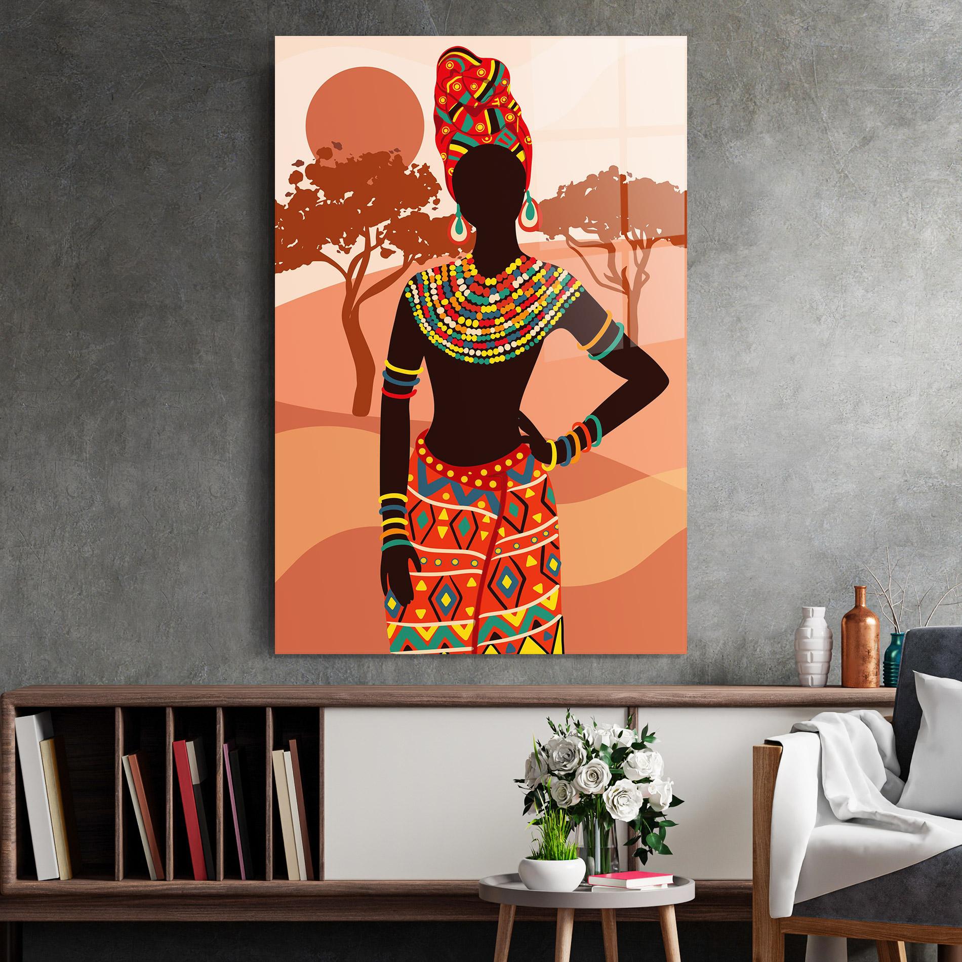 Tablou Sticla Traditional Clothes mockup 2