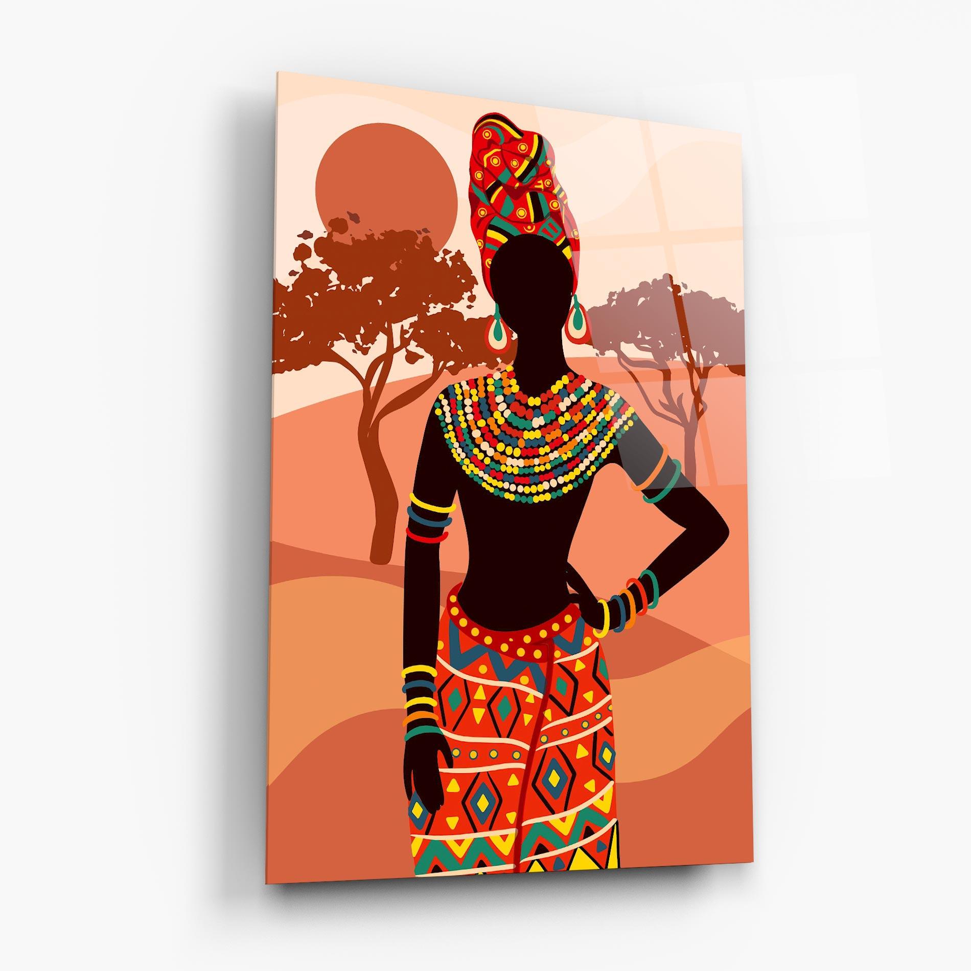 Tablou Sticla Traditional Clothes mockup 6