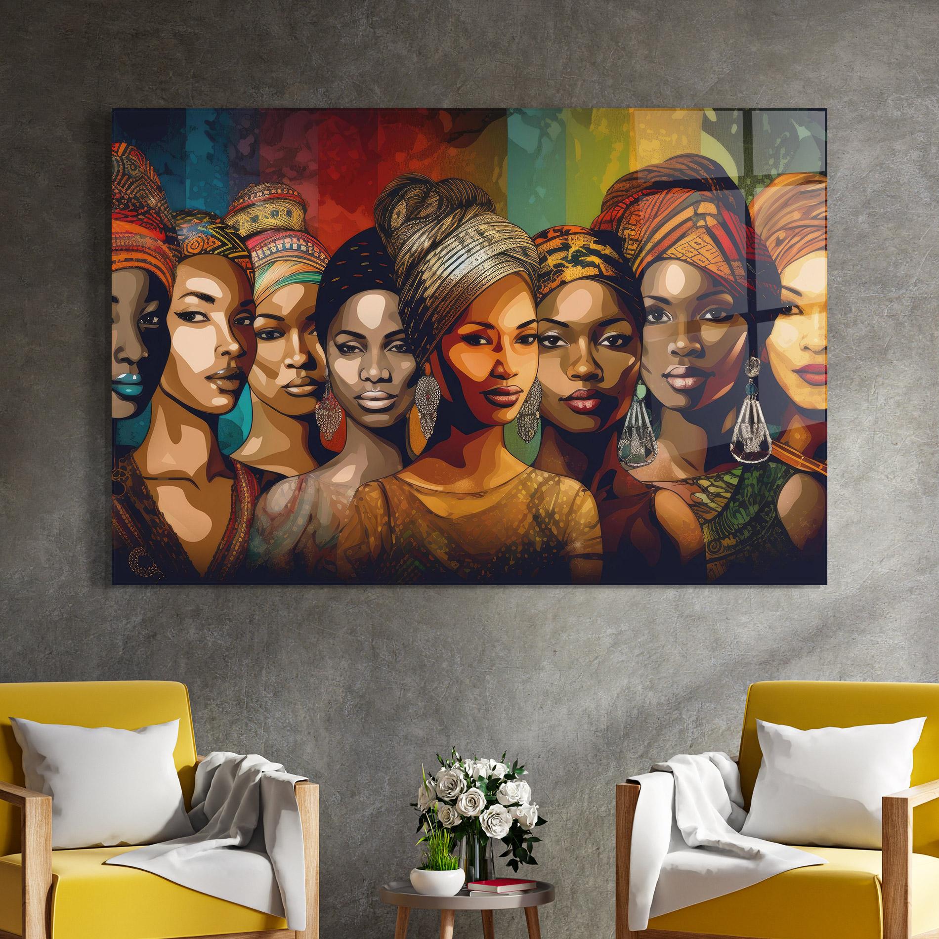 Tablou Sticla Cultural Diversity mockup 4