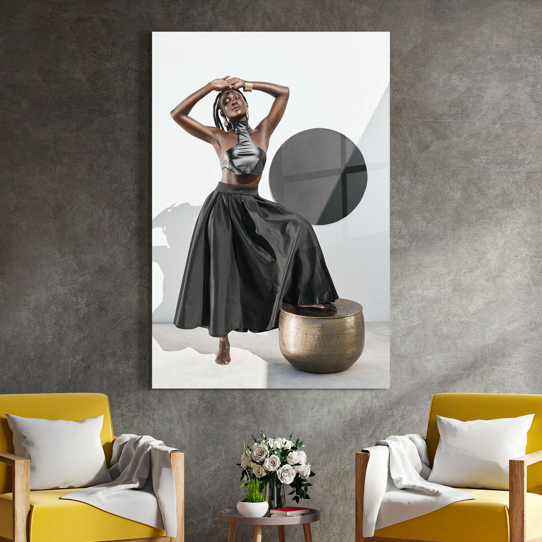 Tablou Sticla Confidence Queen mockup 4