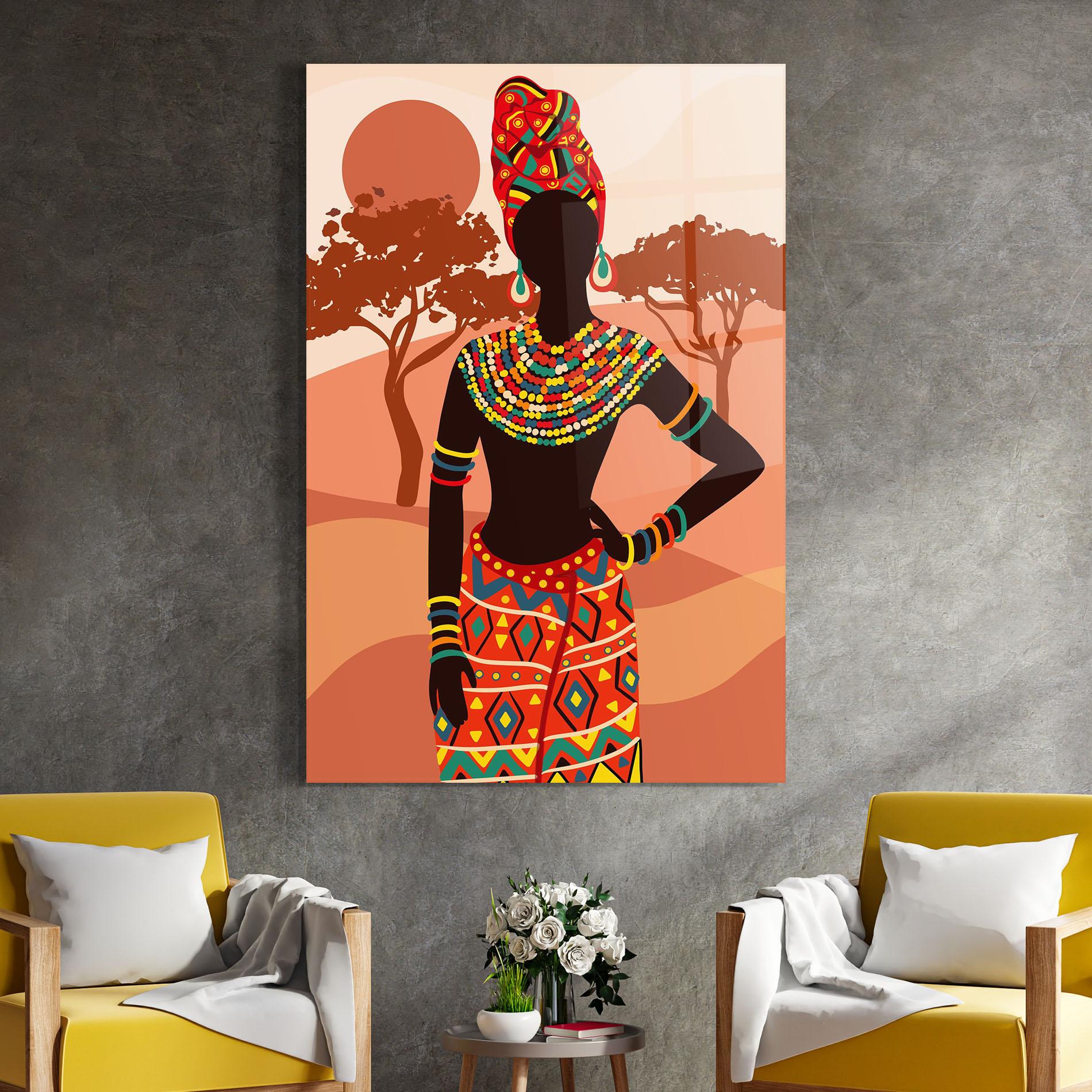 Tablou Sticla Traditional Clothes mockup 4