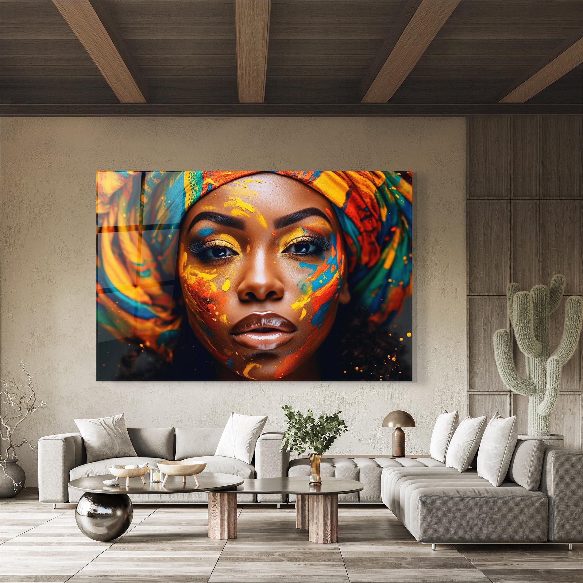 Tablou Sticla Creative Makeup Art mockup 8