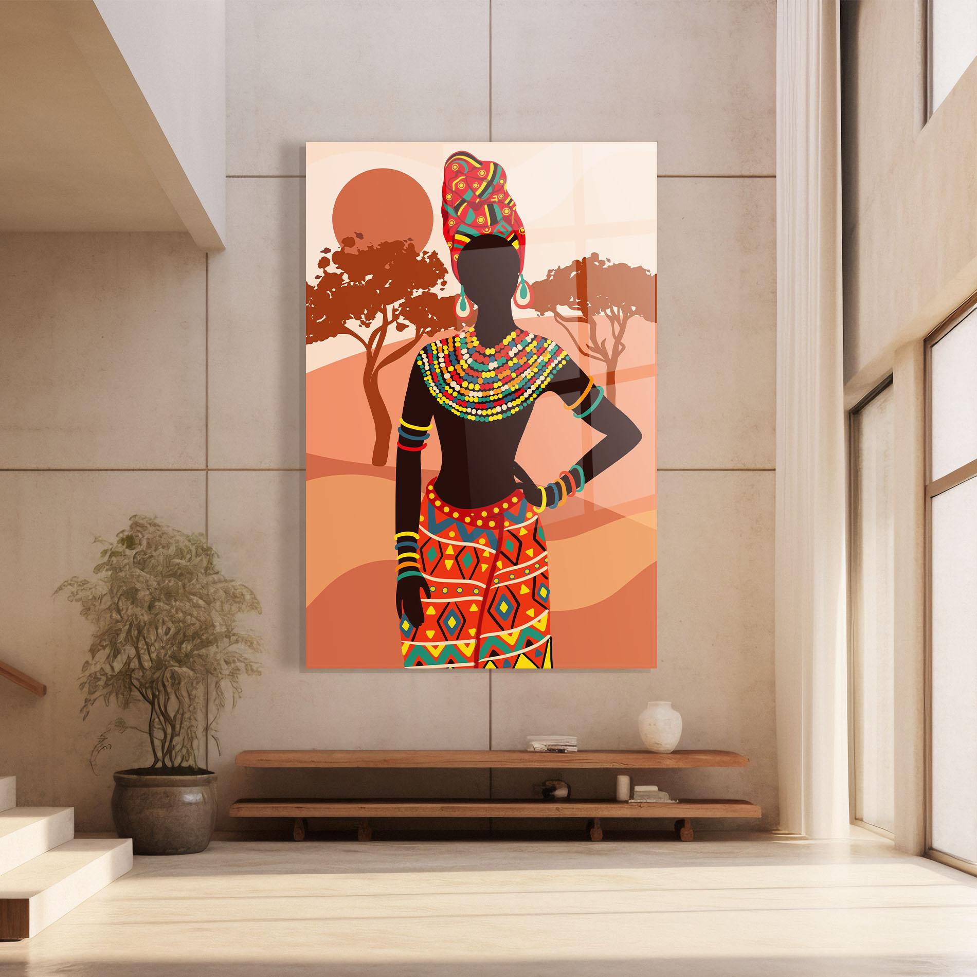 Tablou Sticla Traditional Clothes mockup 8