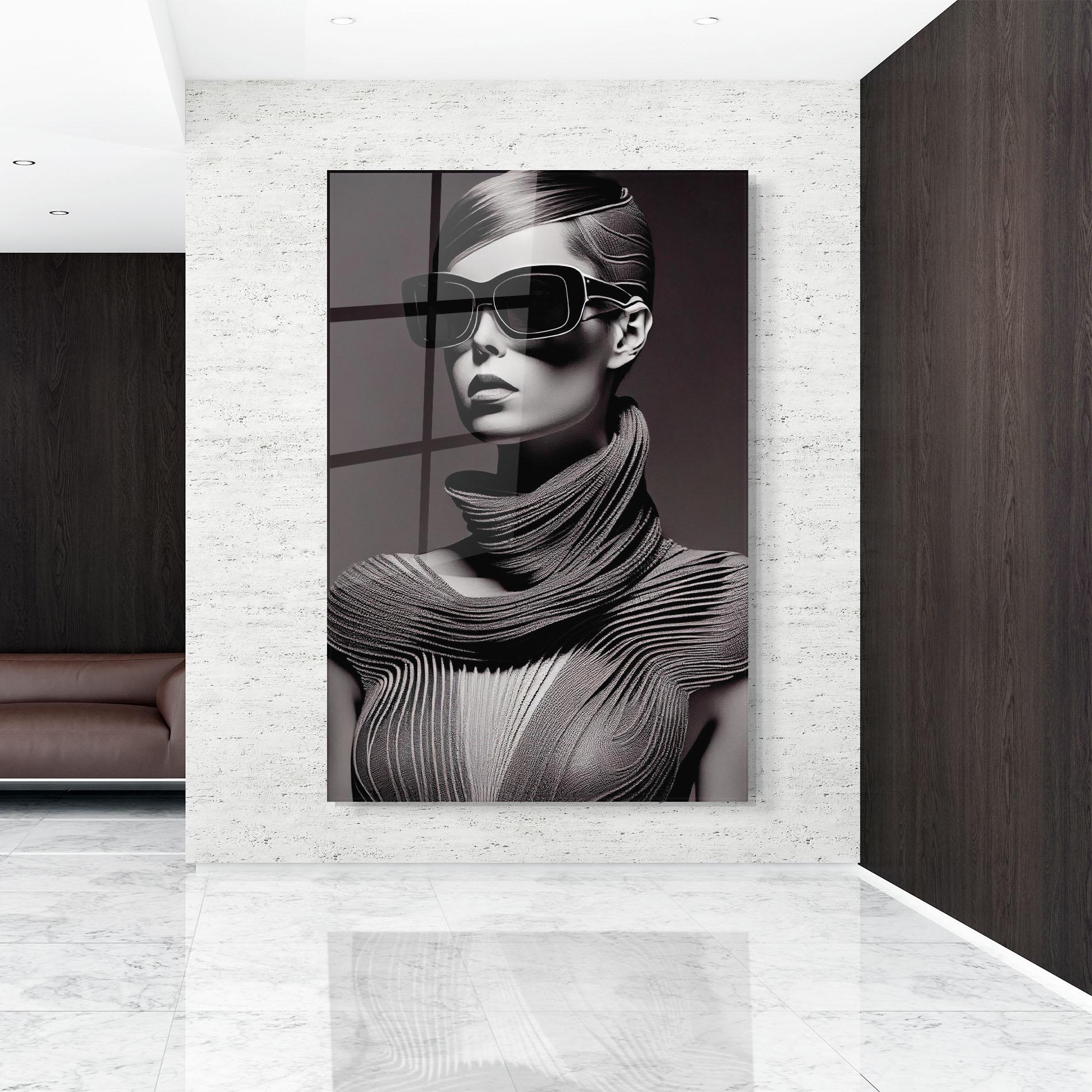 Tablou Sticla Fantasy Girl mockup 9