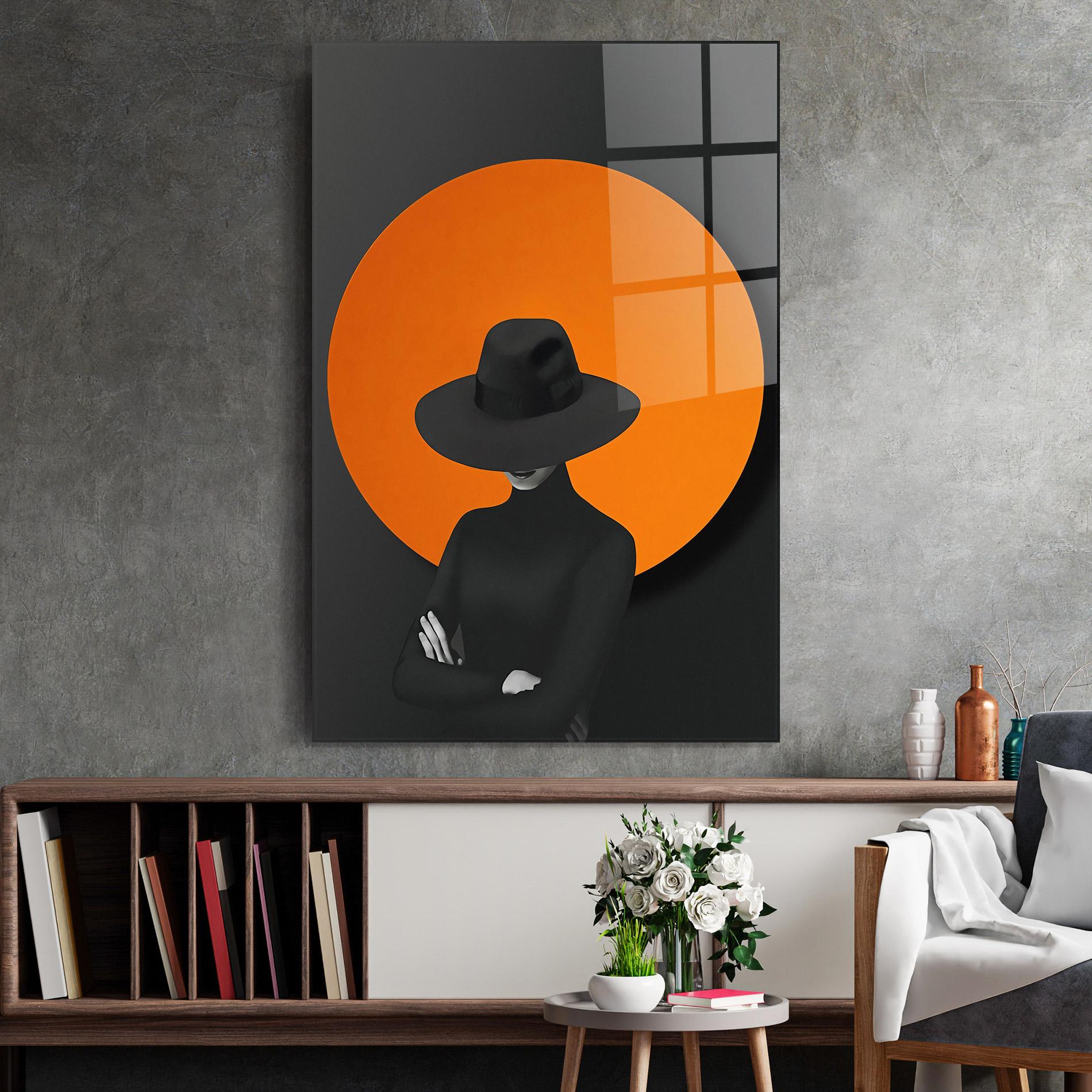 Tablou Sticla Black Fashion mockup 2