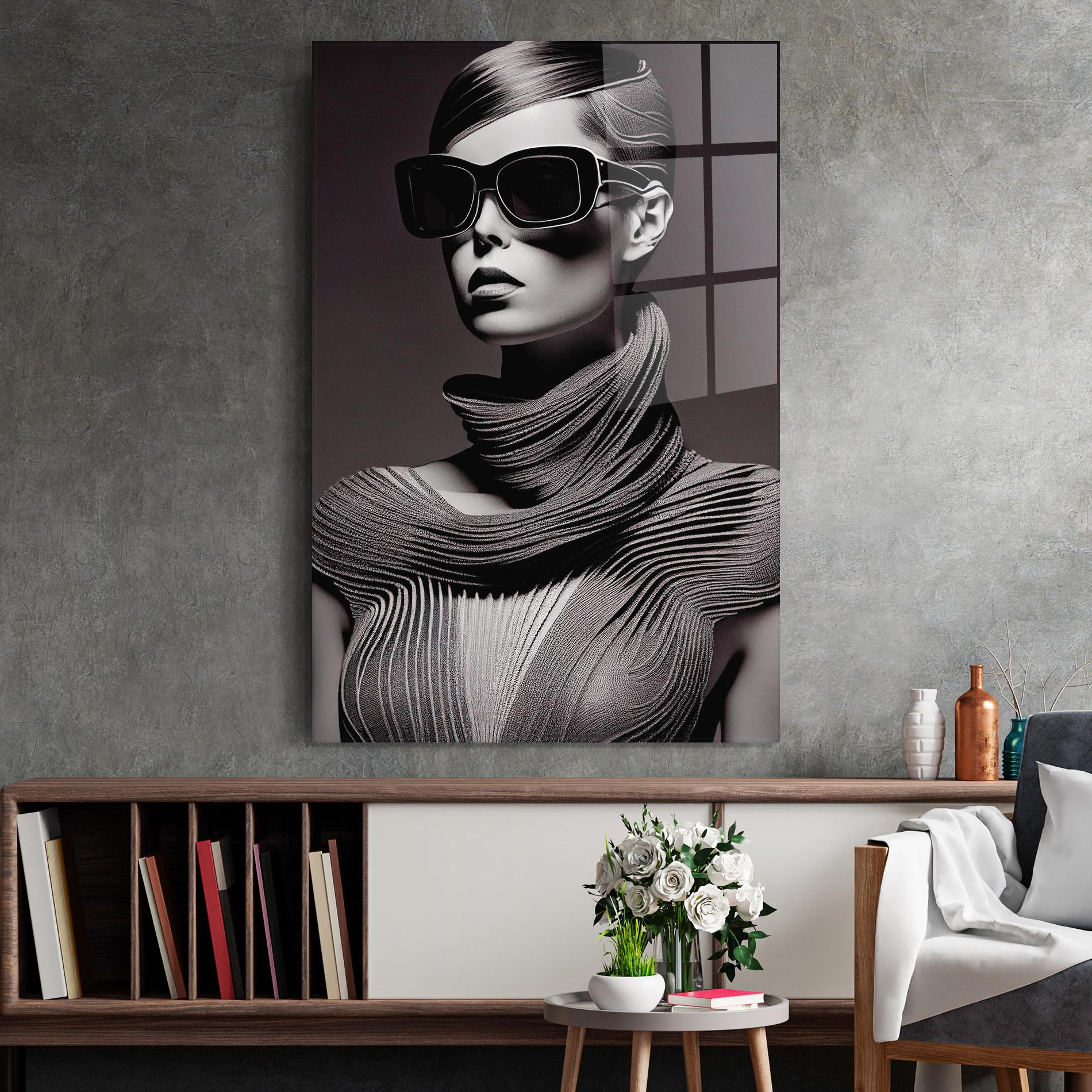 Tablou Sticla Fantasy Girl mockup 2