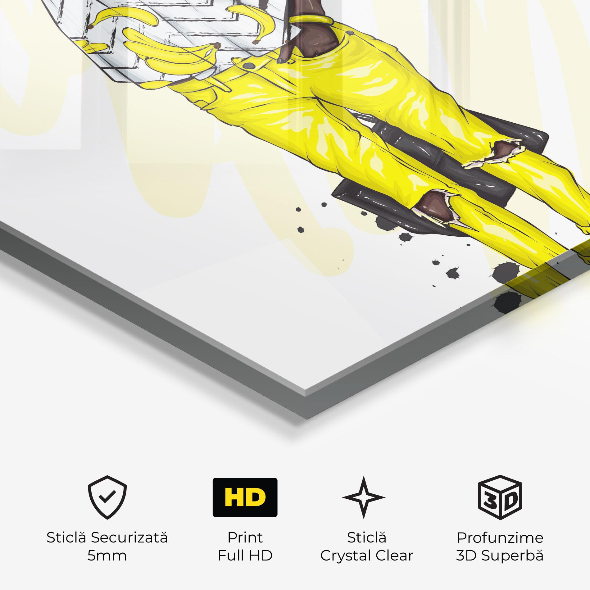 Tablou Sticla Banana Blouse mockup 3