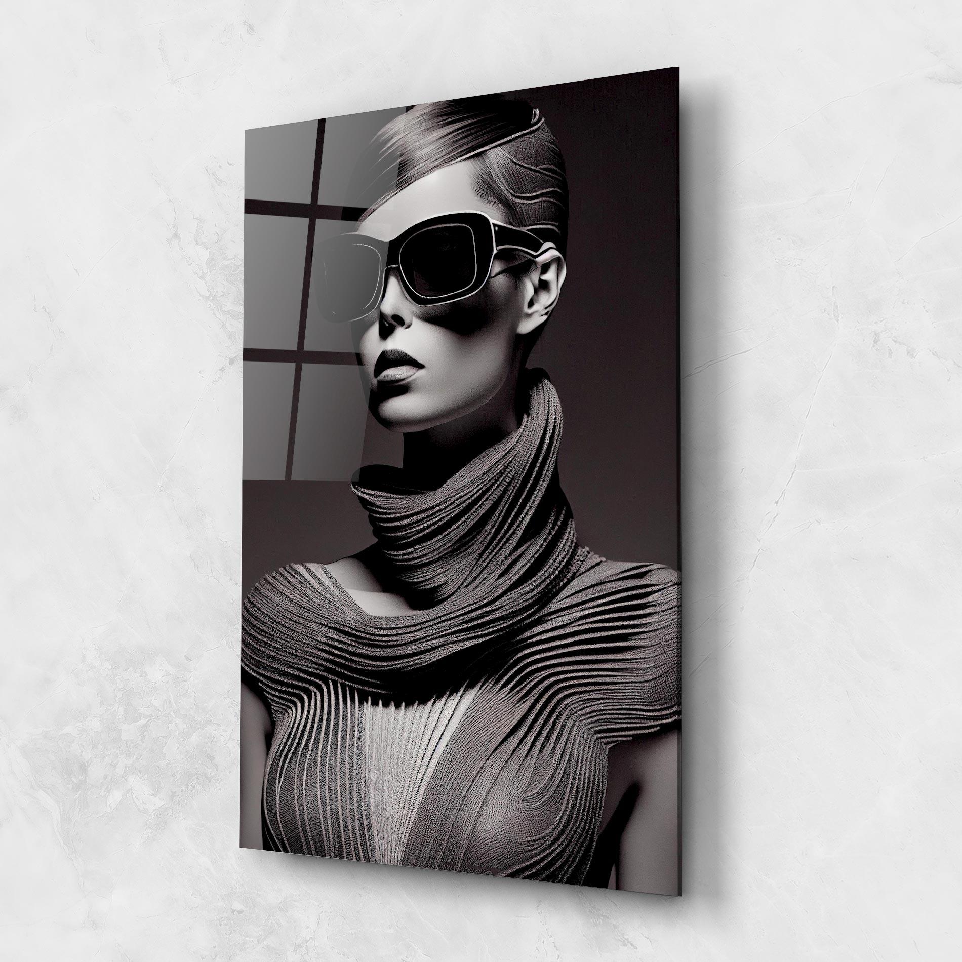 Tablou Sticla Fantasy Girl mockup 1