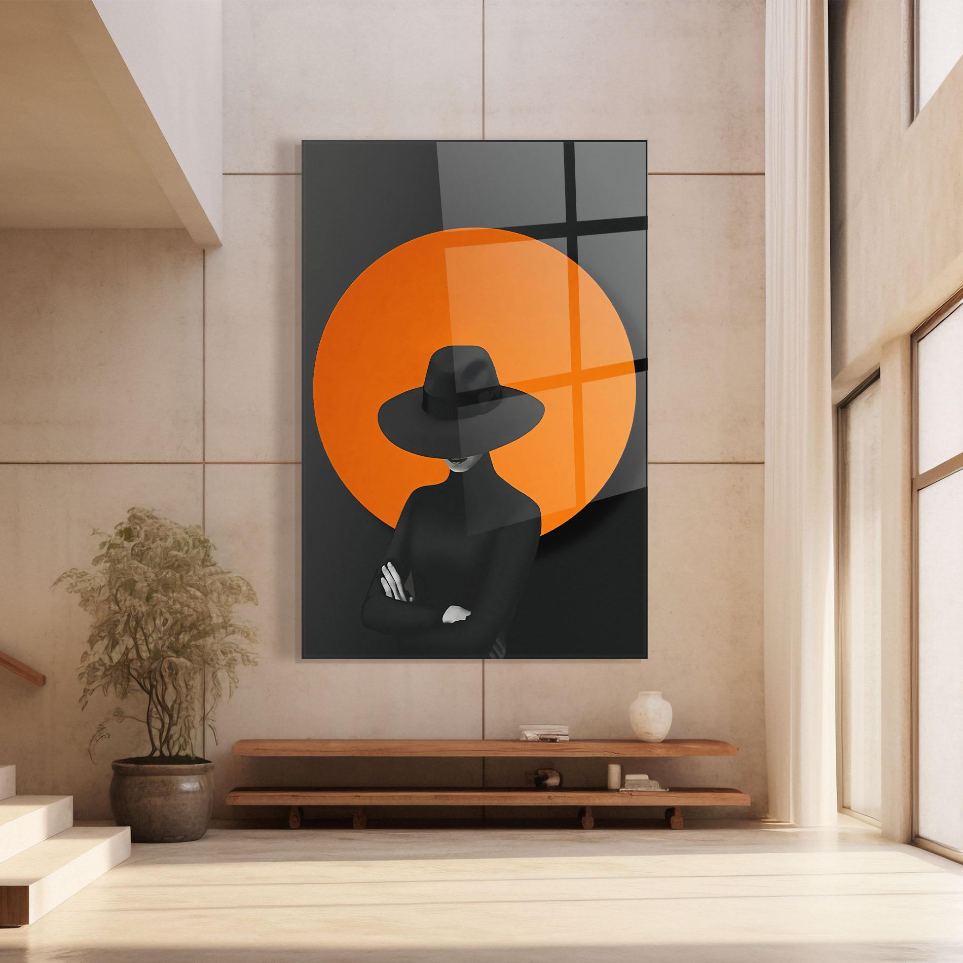 Tablou Sticla Black Fashion mockup 8