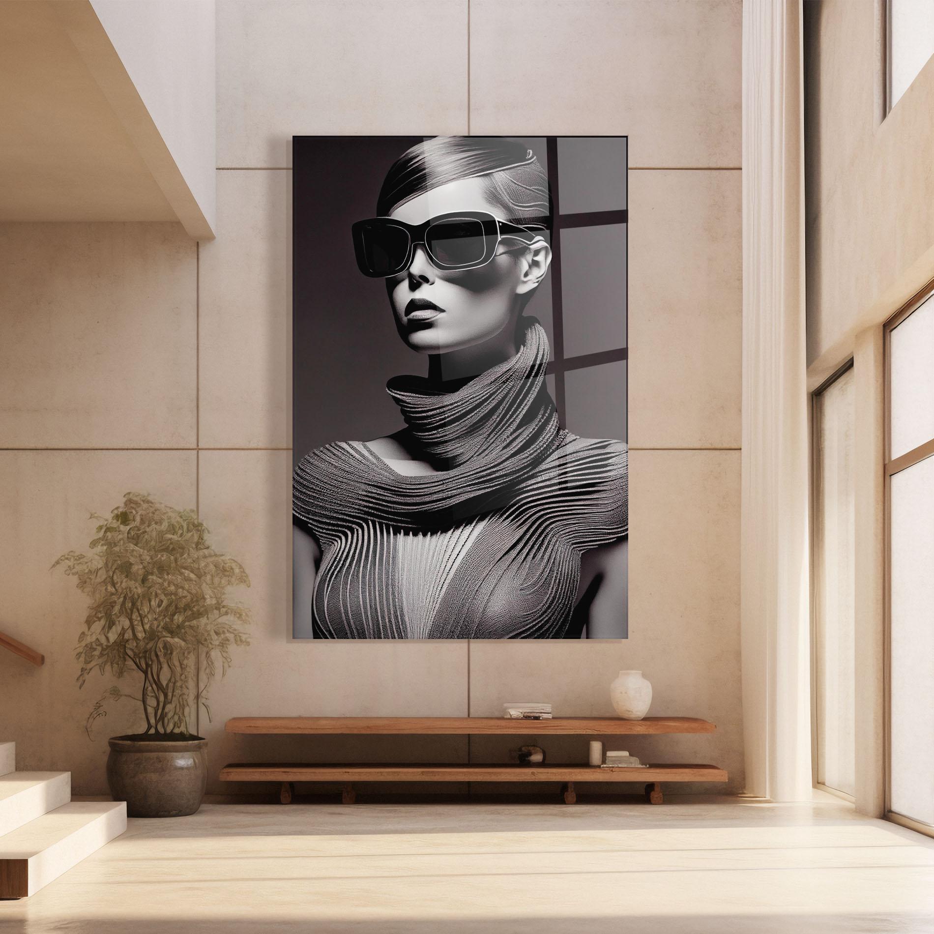 Tablou Sticla Fantasy Girl mockup 8