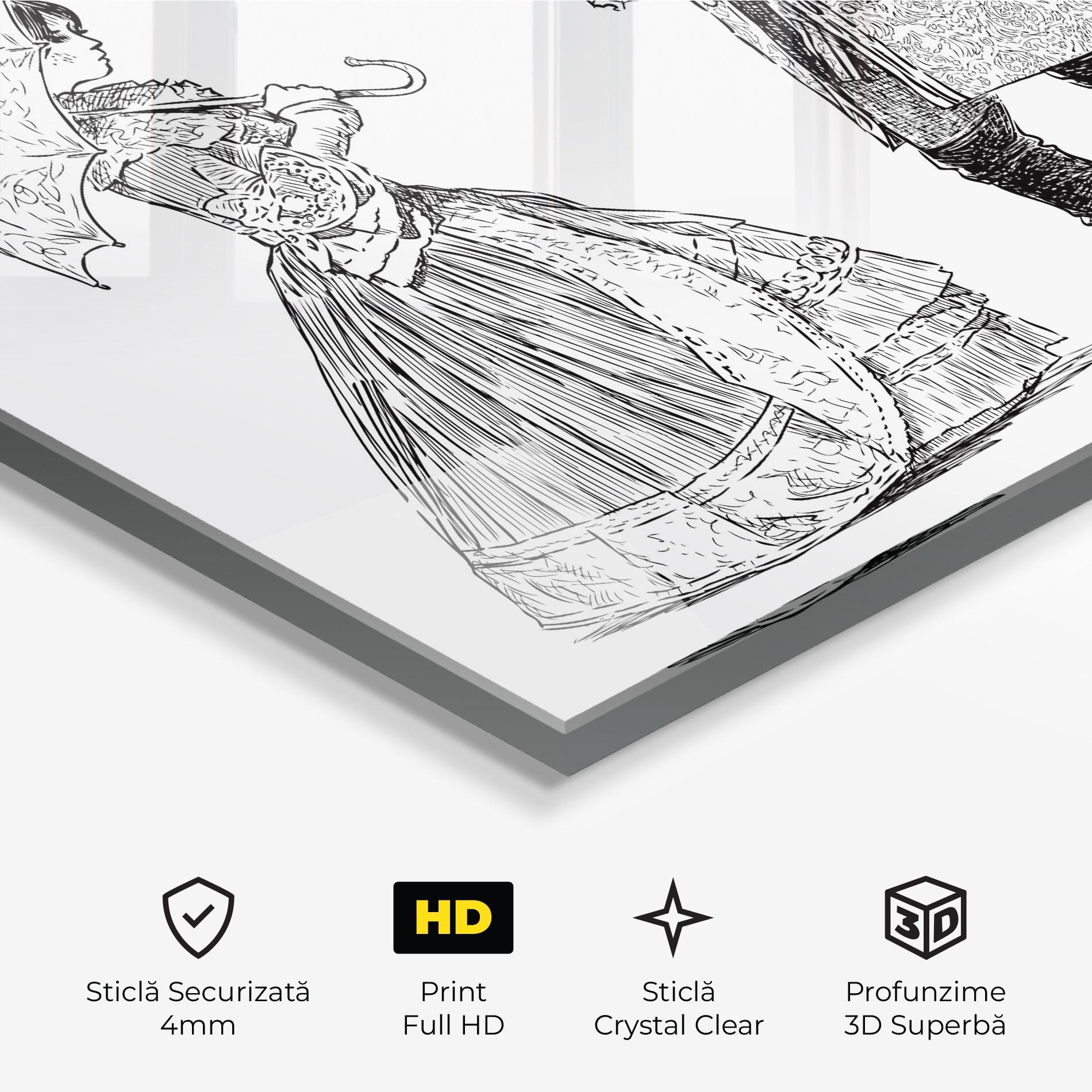 Tablou Sticla Century Couple mockup 3