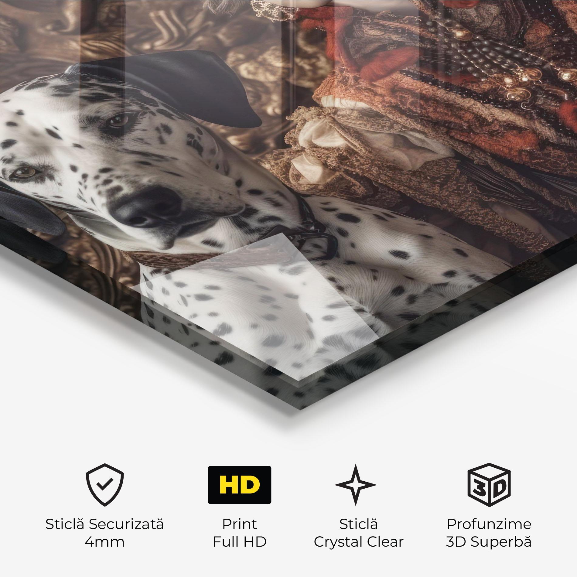 Tablou Sticla Queen Fashion mockup 3