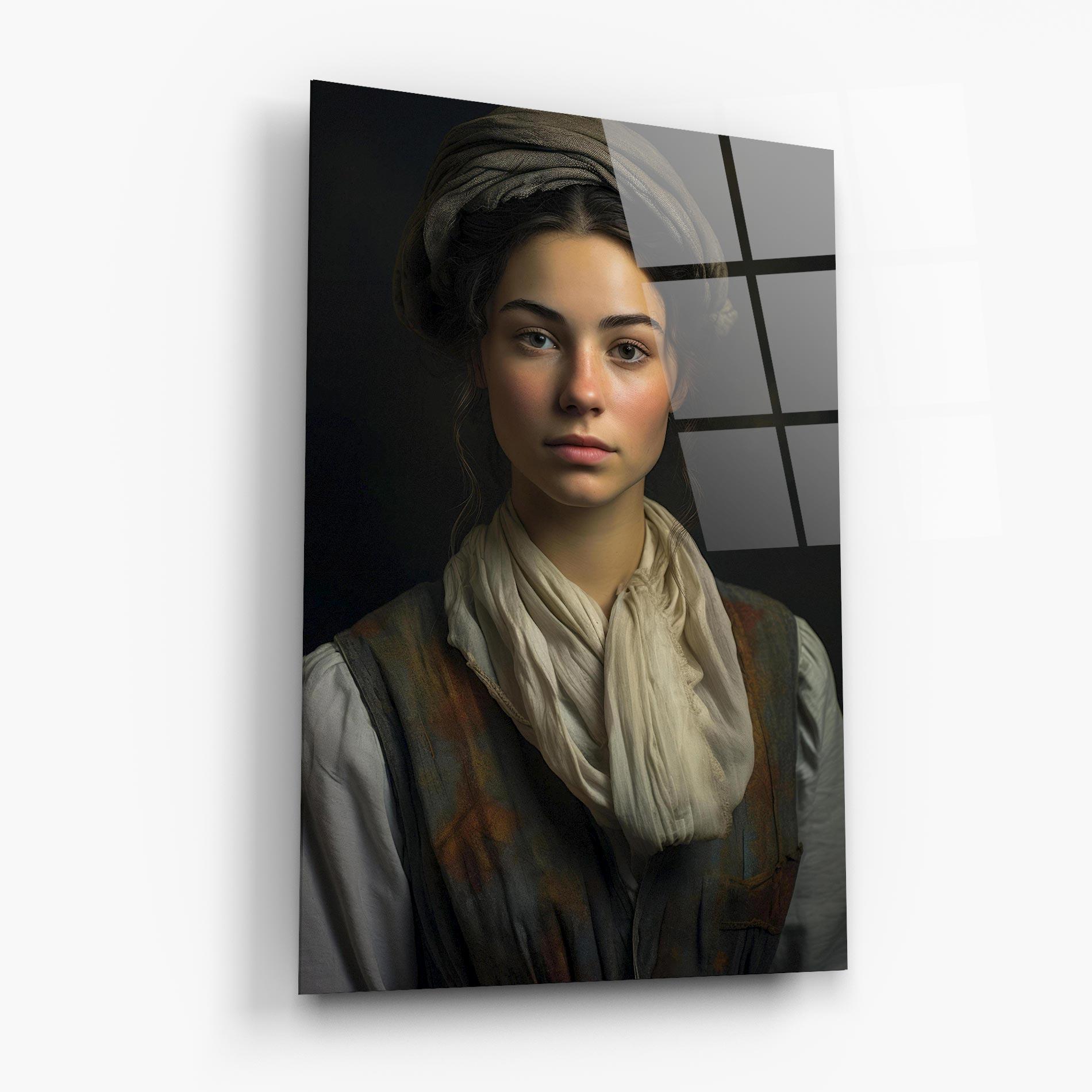 Tablou Sticla Vintage Pink Lips mockup 6