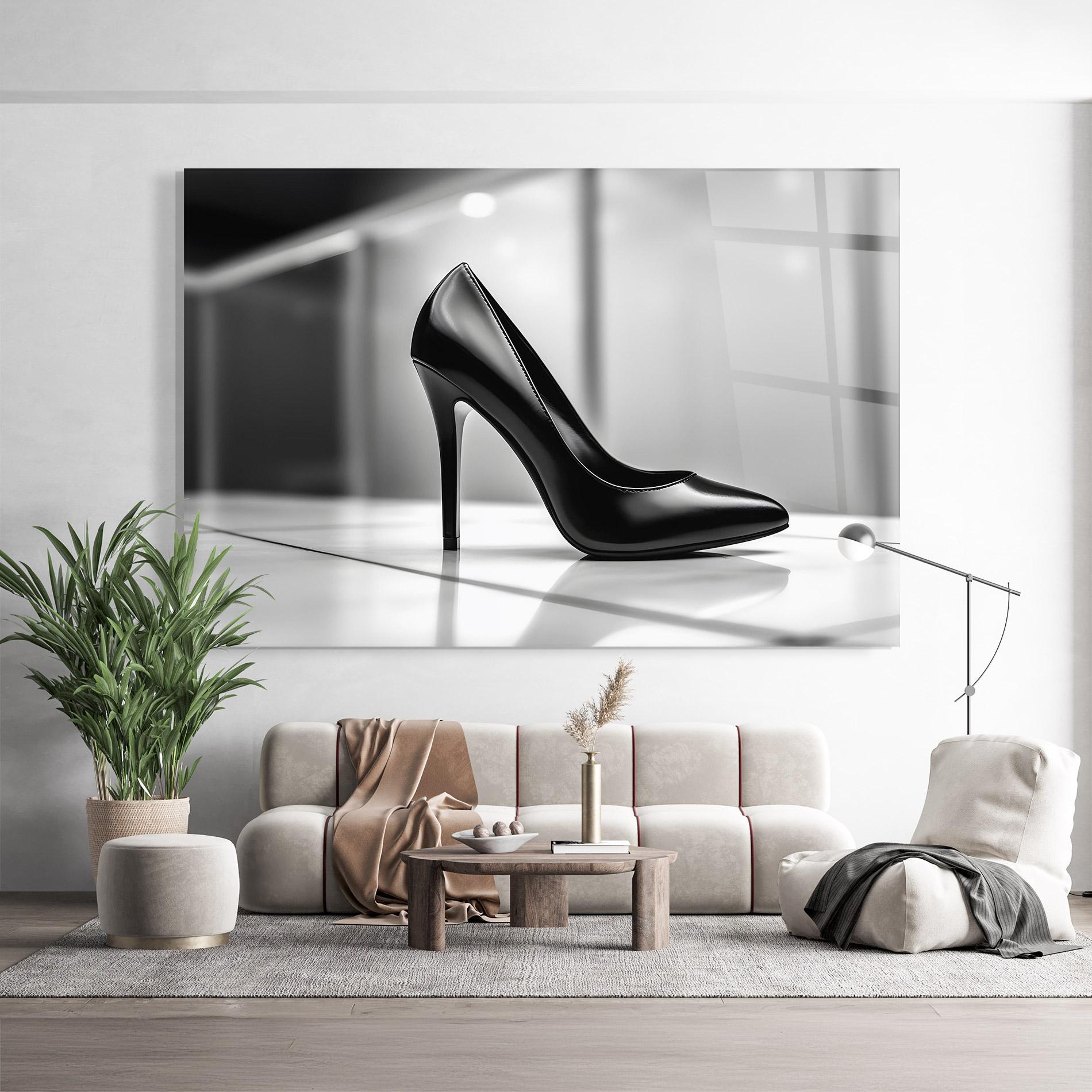 Tablou Sticla Black Unique Design mockup 9