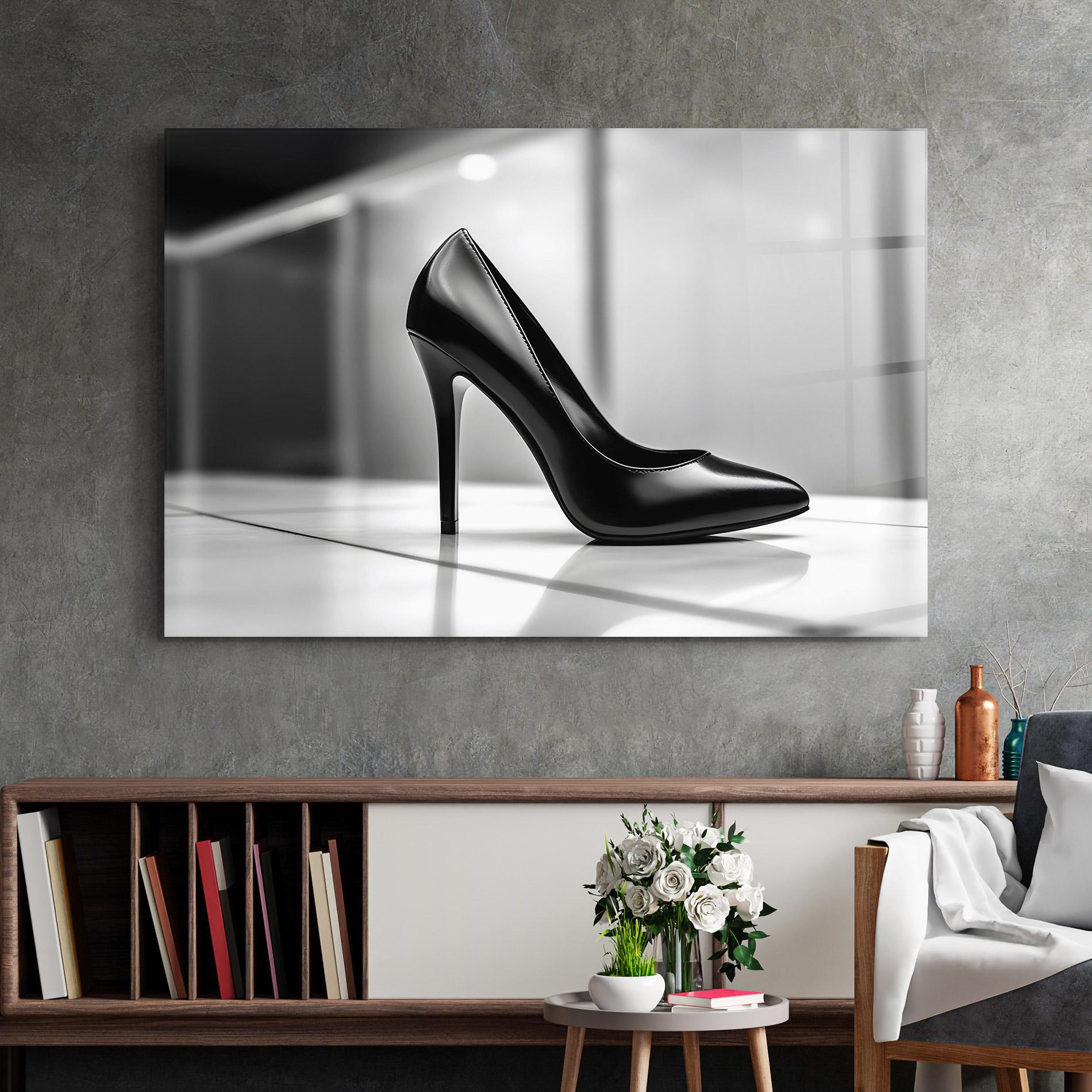 Tablou Sticla Black Unique Design mockup 2