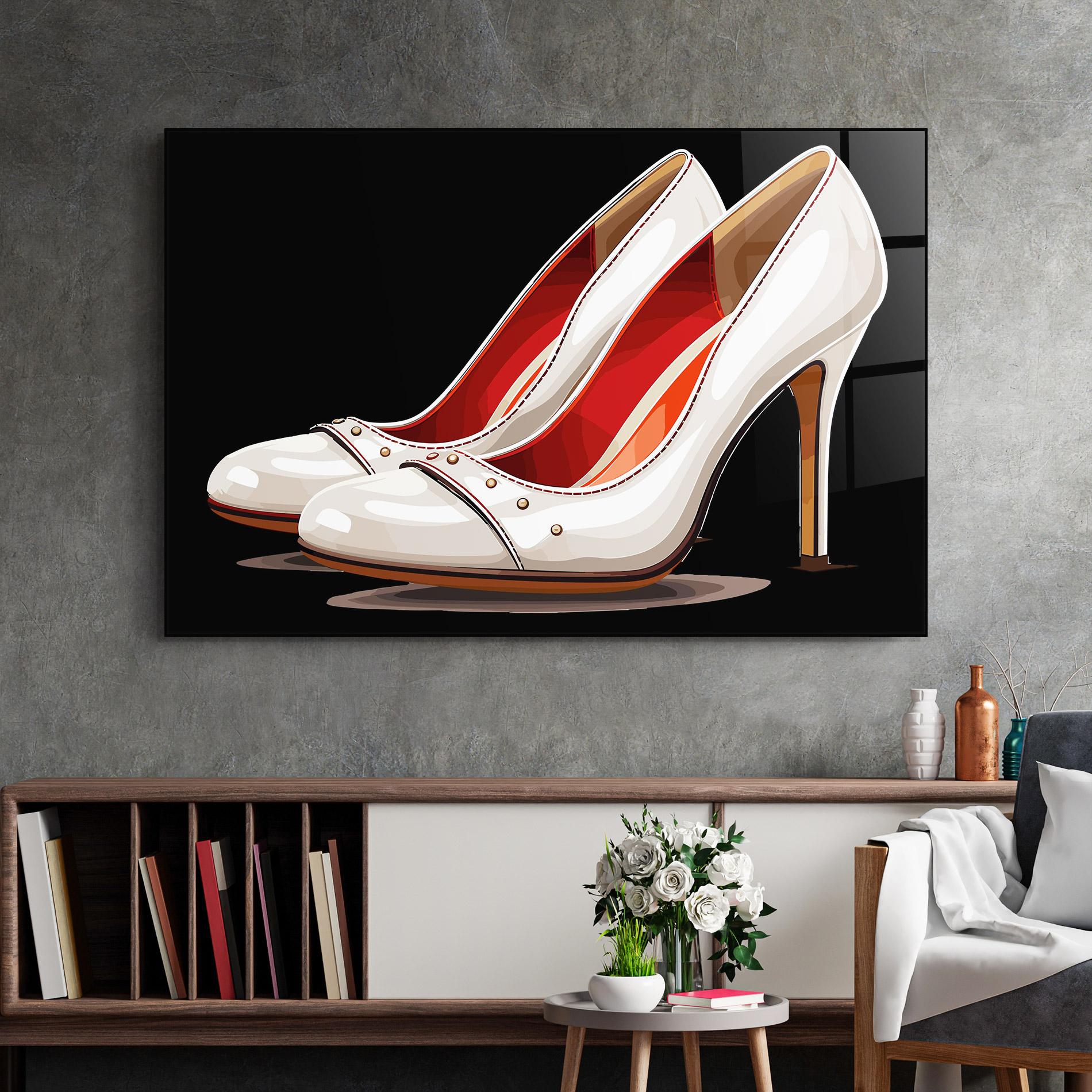 Tablou Sticla Cream Heals mockup 2