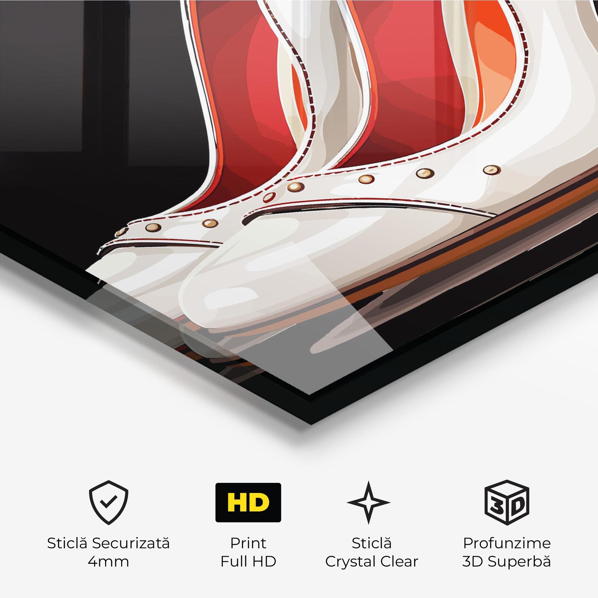 Tablou Sticla Cream Heals mockup 3