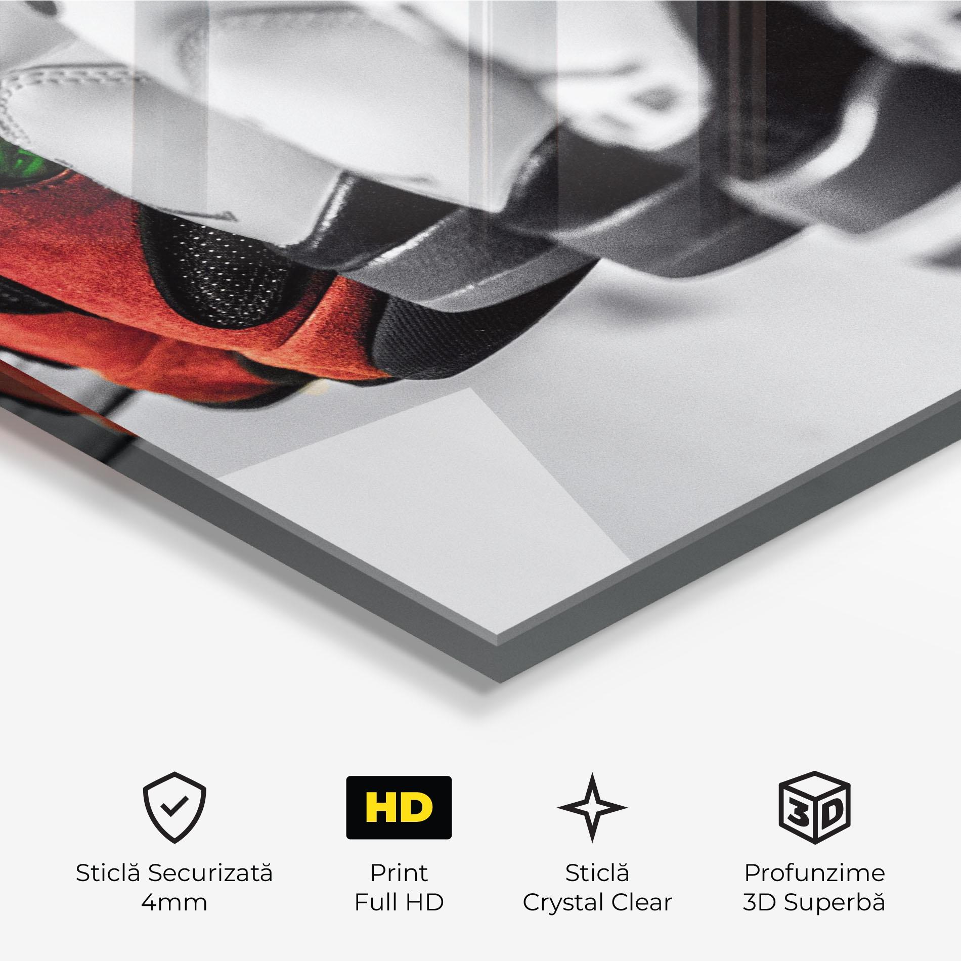 Tablou Sticla Shoes Mix mockup 3
