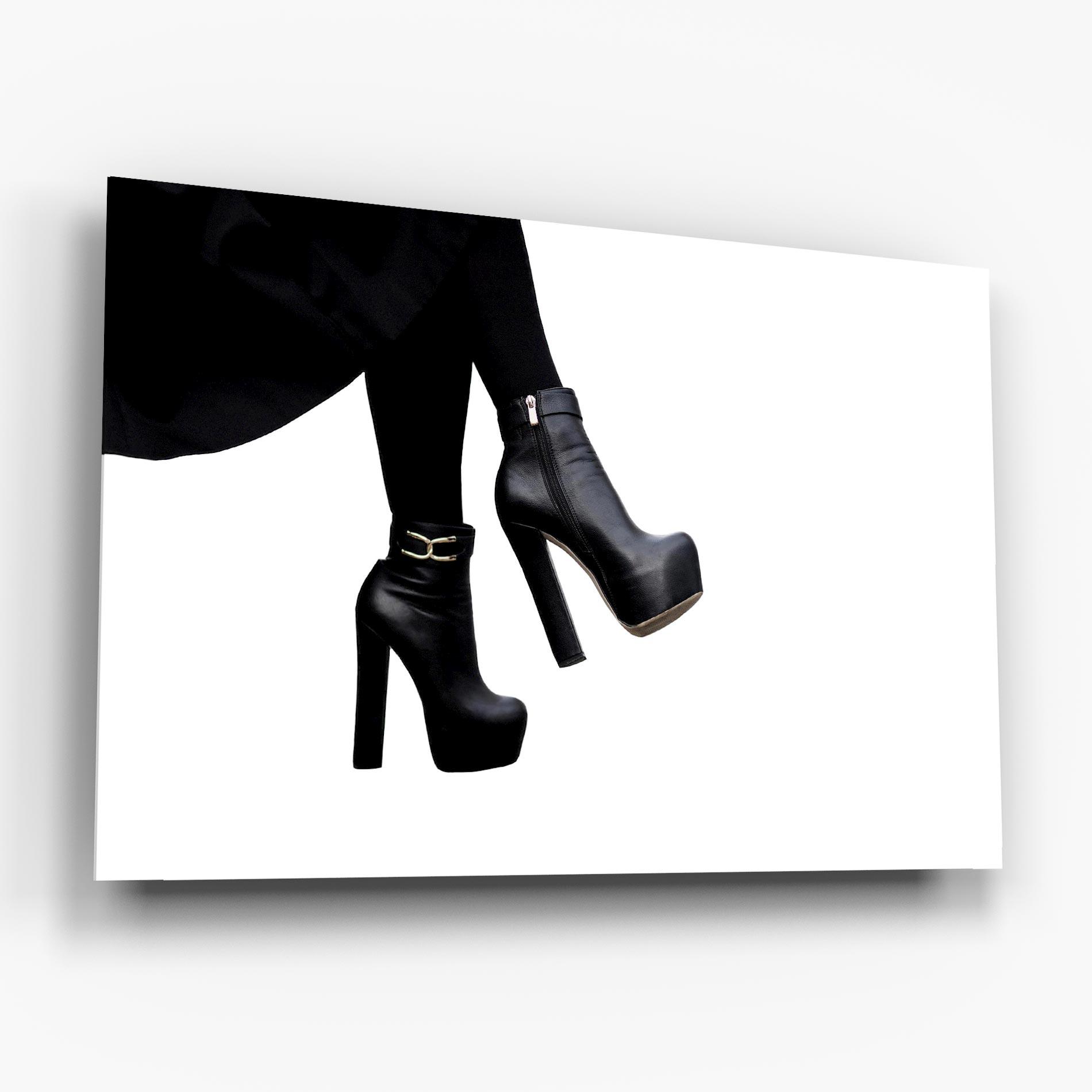 Tablou Sticla High Heeled Boots mockup 6
