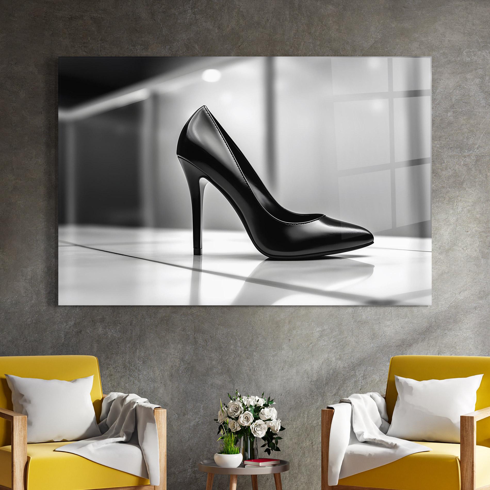 Tablou Sticla Black Unique Design mockup 4