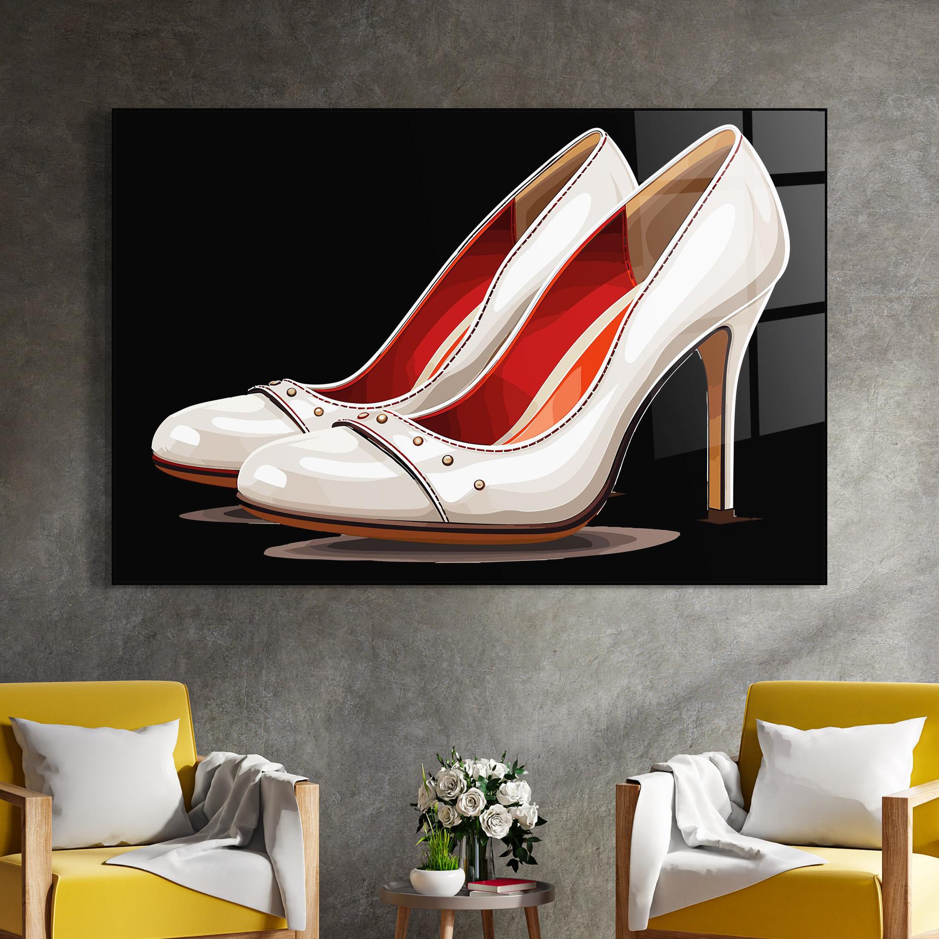 Tablou Sticla Cream Heals mockup 4