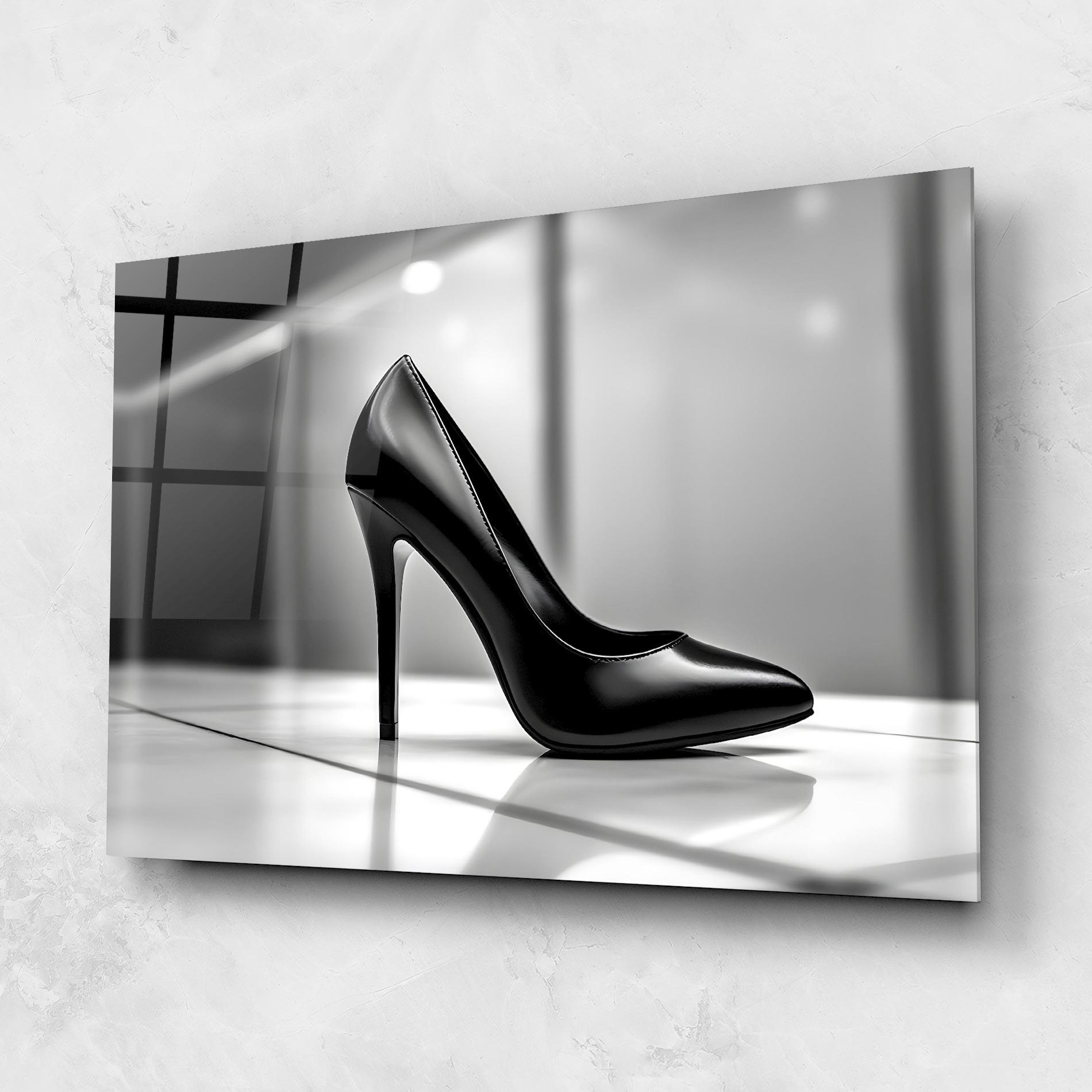 Tablou Sticla Black Unique Design mockup 1