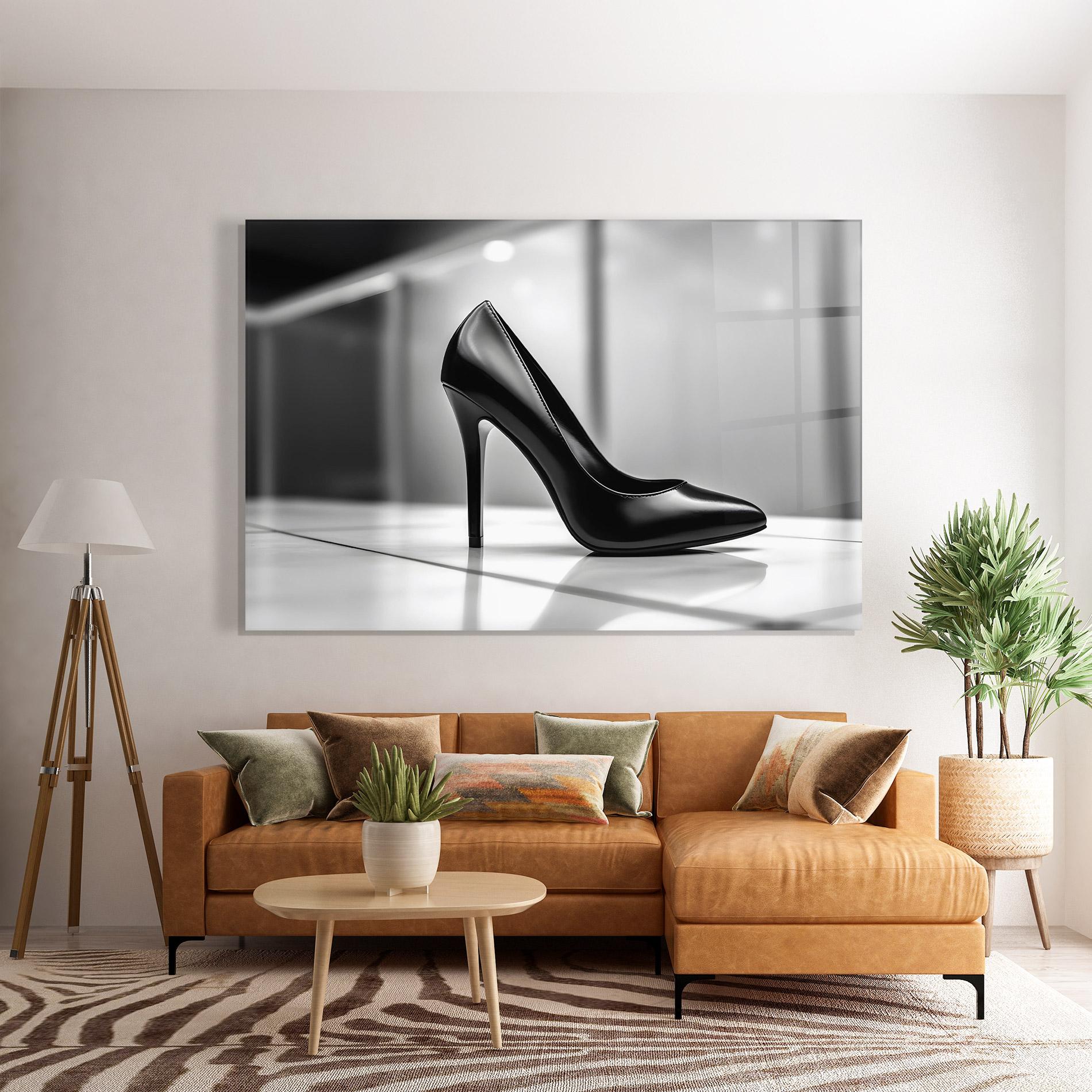 Tablou Sticla Black Unique Design mockup 7