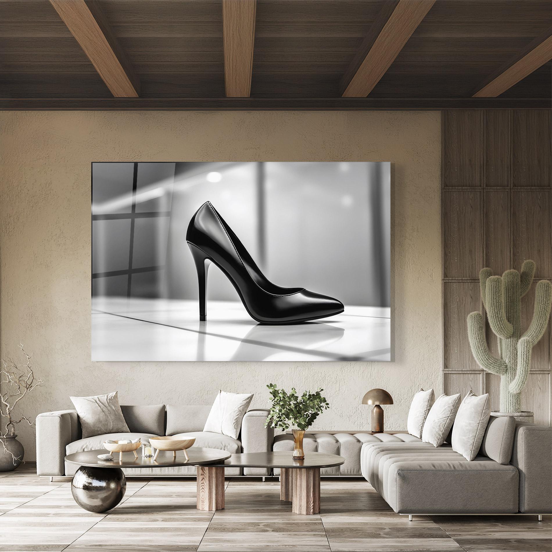 Tablou Sticla Black Unique Design mockup 8