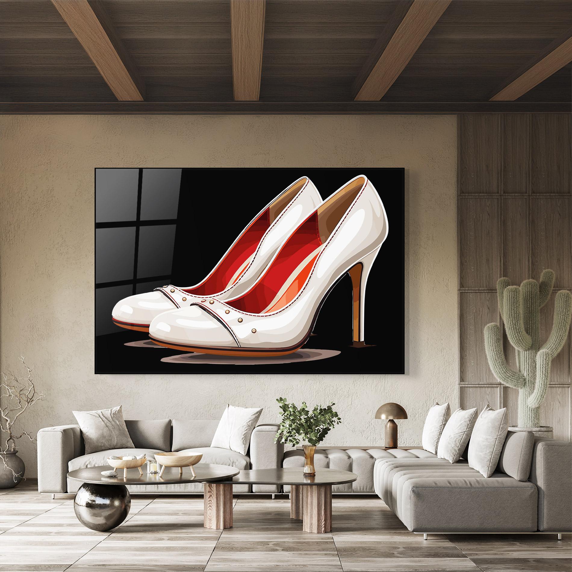 Tablou Sticla Cream Heals mockup 8