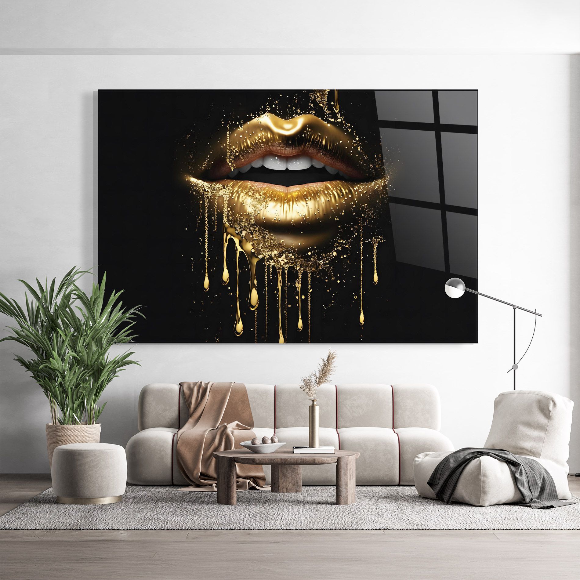 Golden Luxury Lips mockup 9