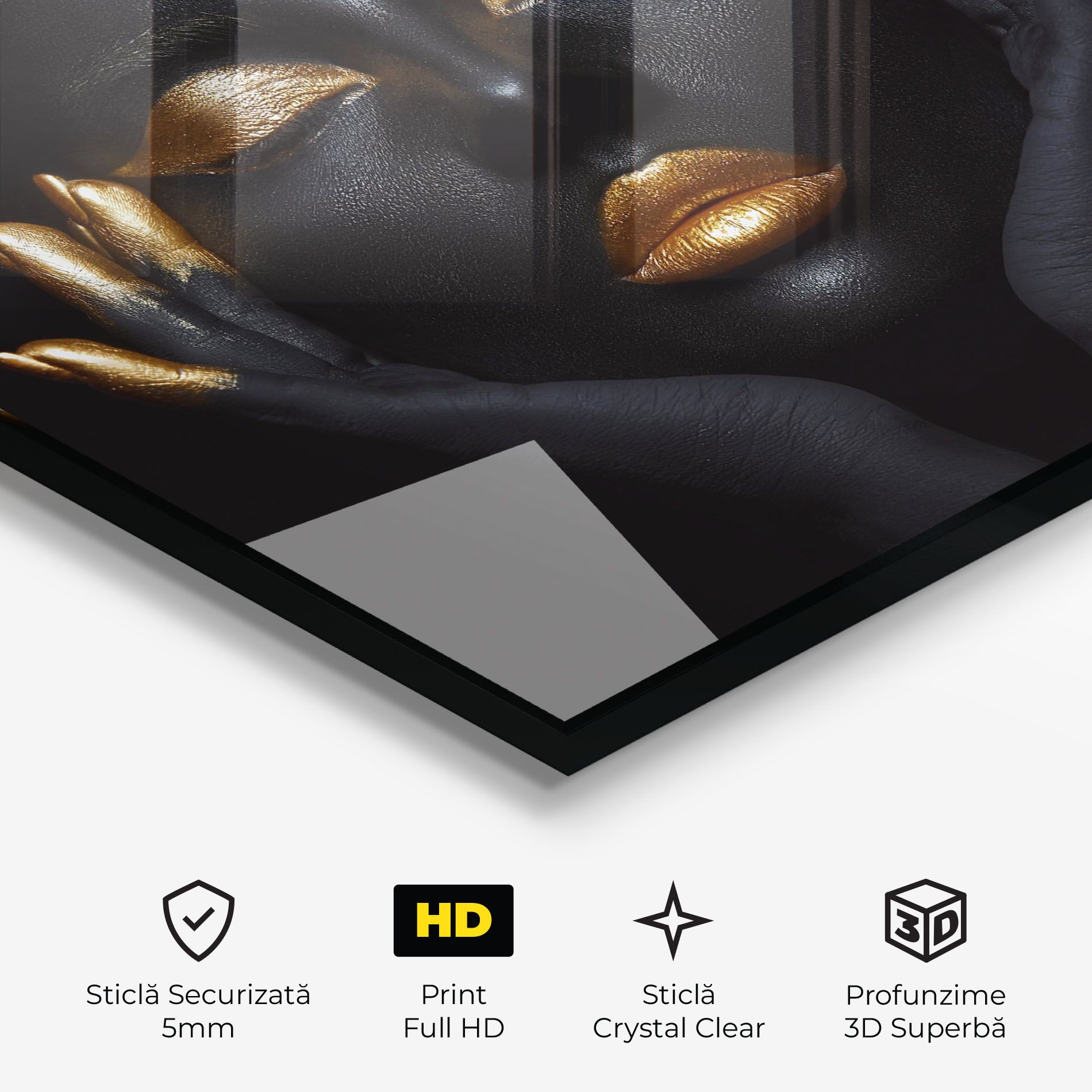 Fingertips Gold Makeup mockup 3