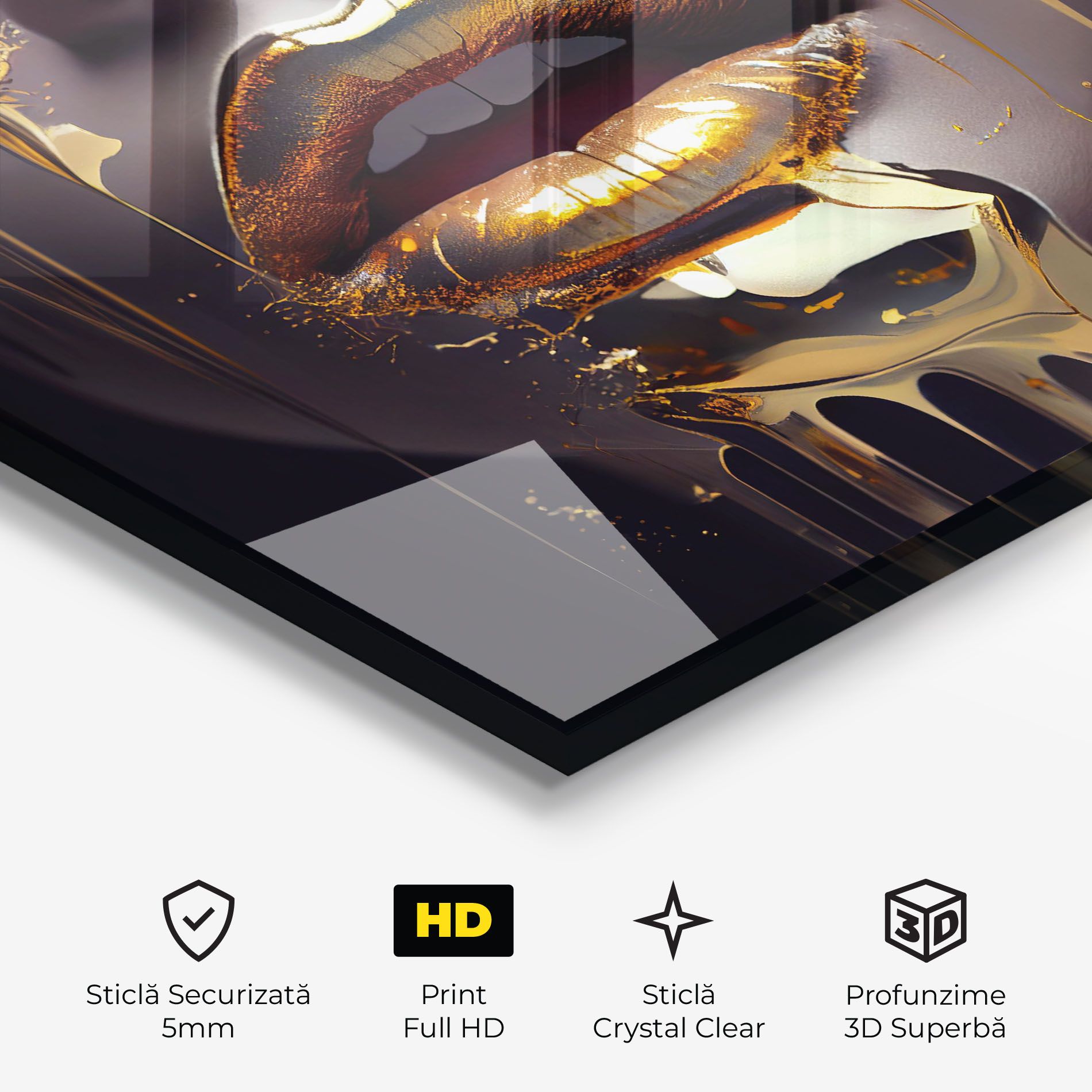 Glamorous Gold Lips mockup 3