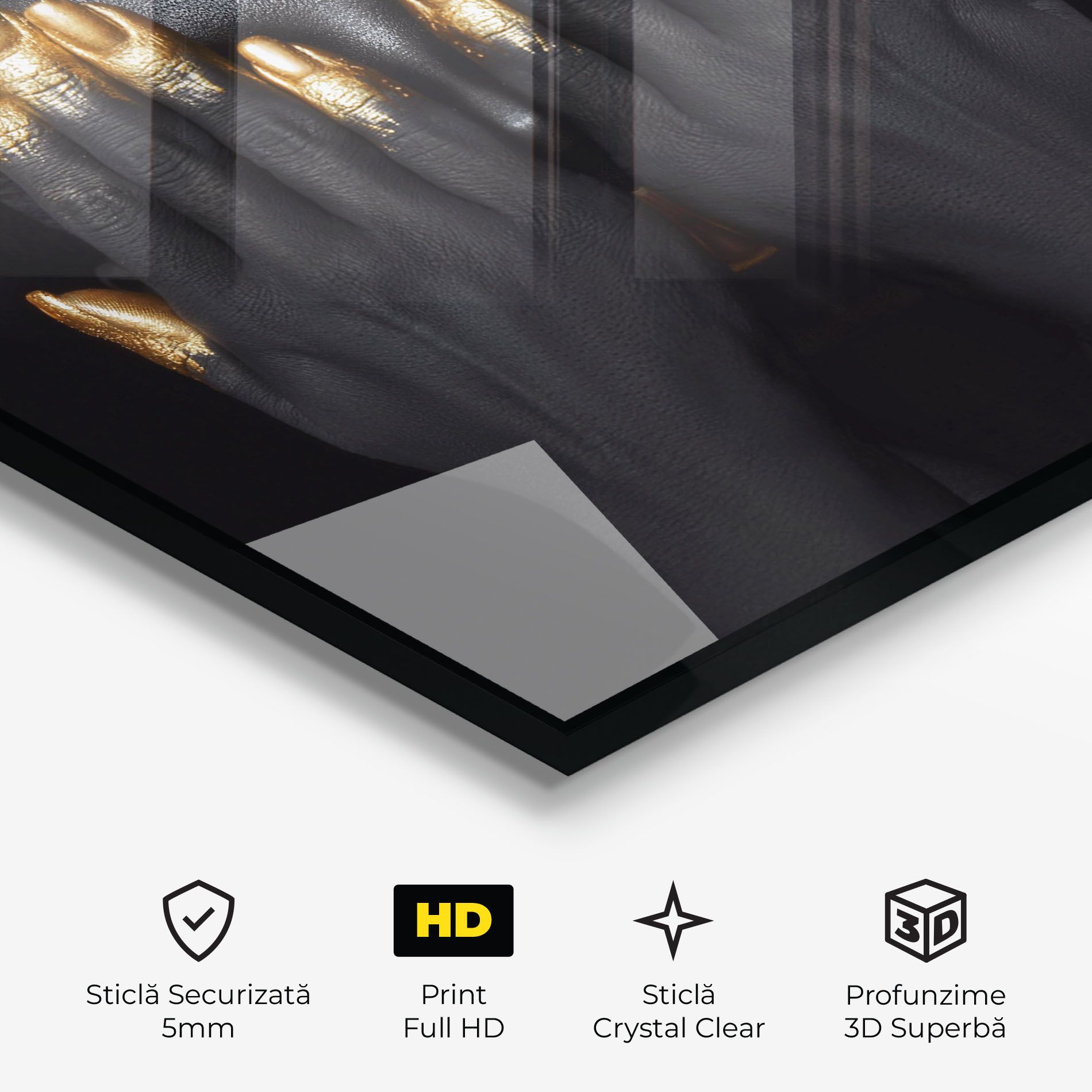 Gold Fingertips Chain mockup 3